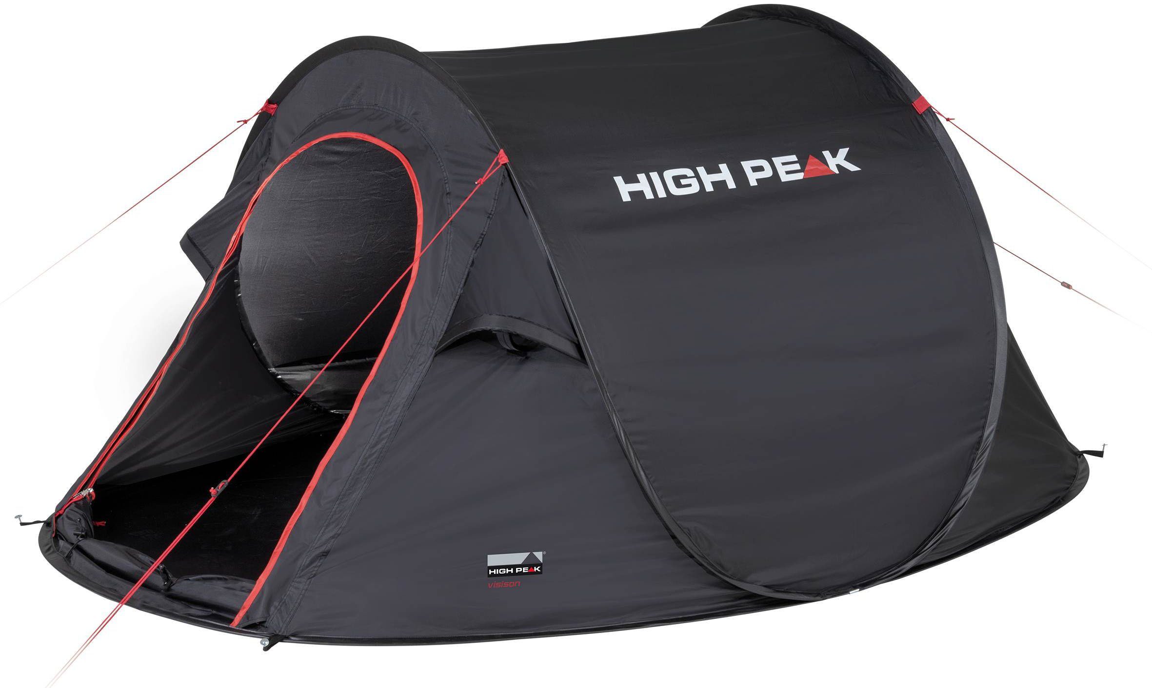 High Peak Pop-up tent Vision 3 tenten zwart