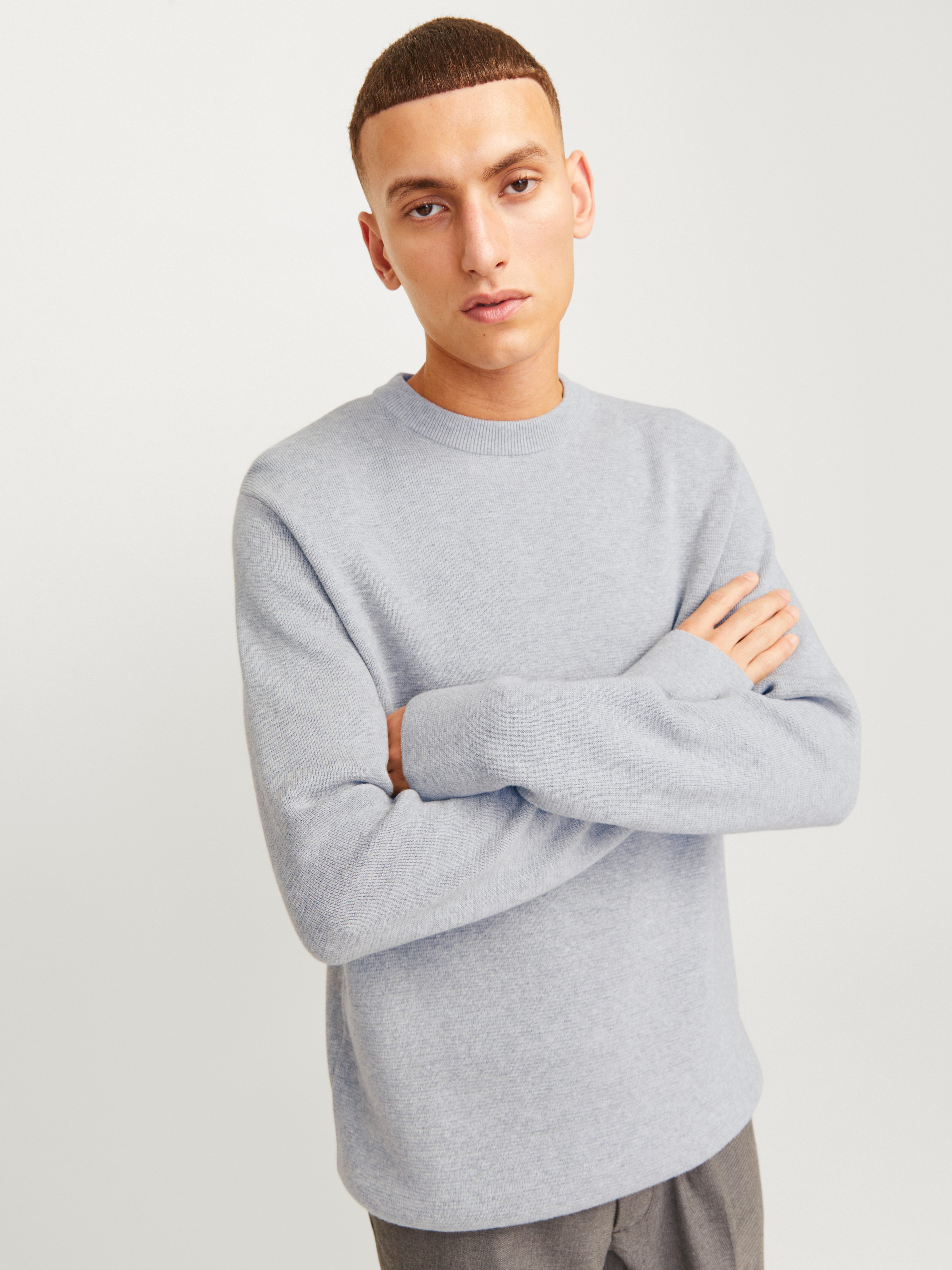 Jack & Jones Gebreide trui JPRBLAMILANO STITCH KNIT CREW NECK SN