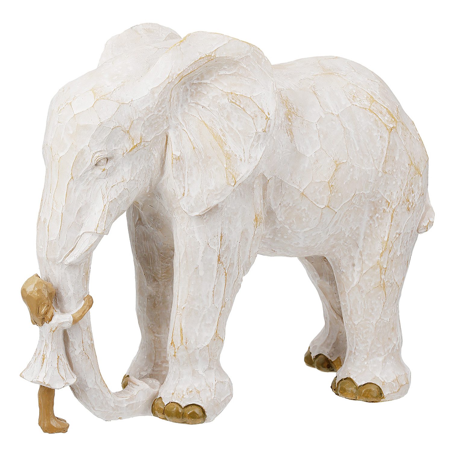GILDE Dierfiguur Olifant Dierenvriend, natuurlijk kleur (1 stuk)