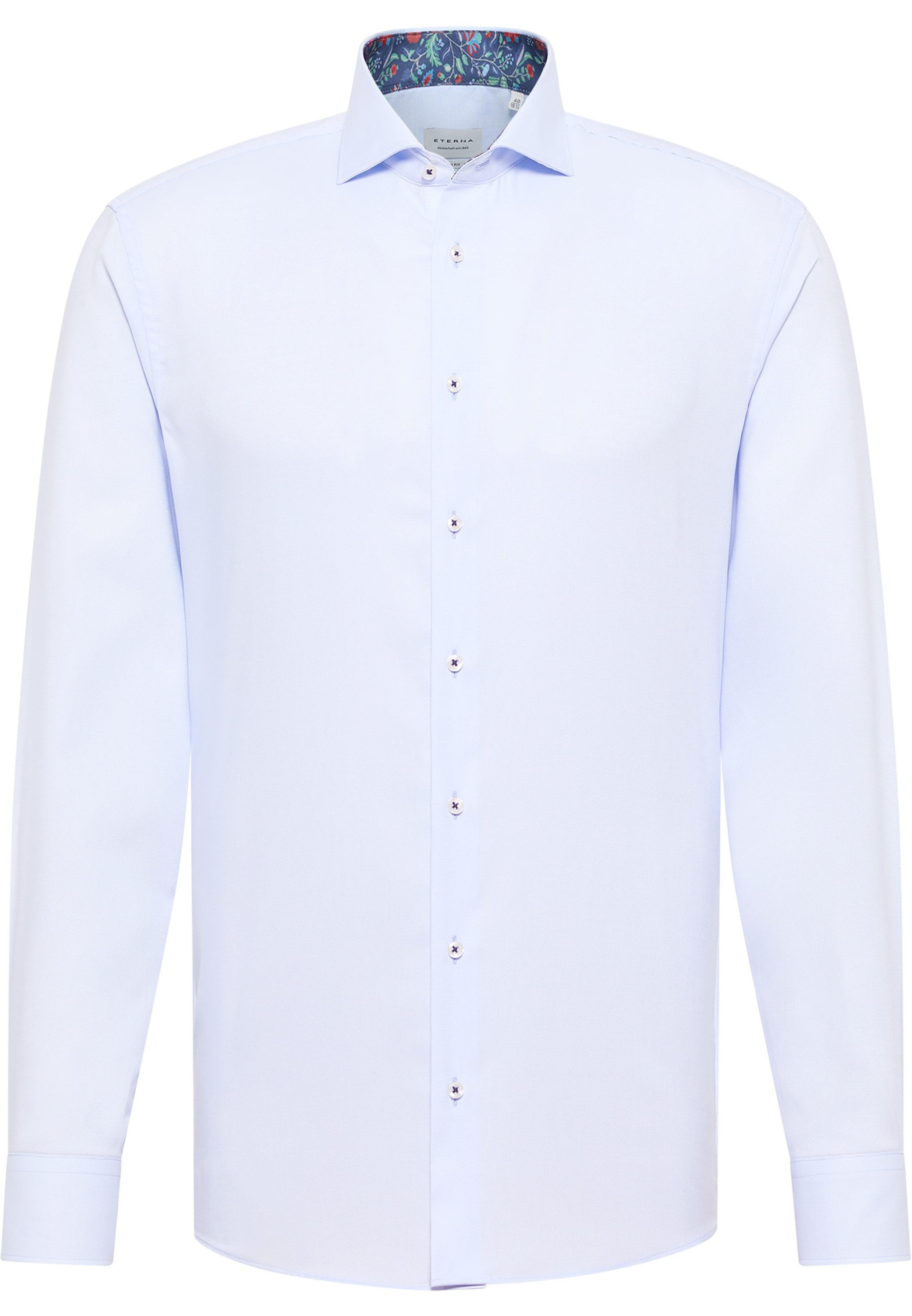 Eterna Overhemd met lange mouwen Slim fit NON IRON (strijkvrij)