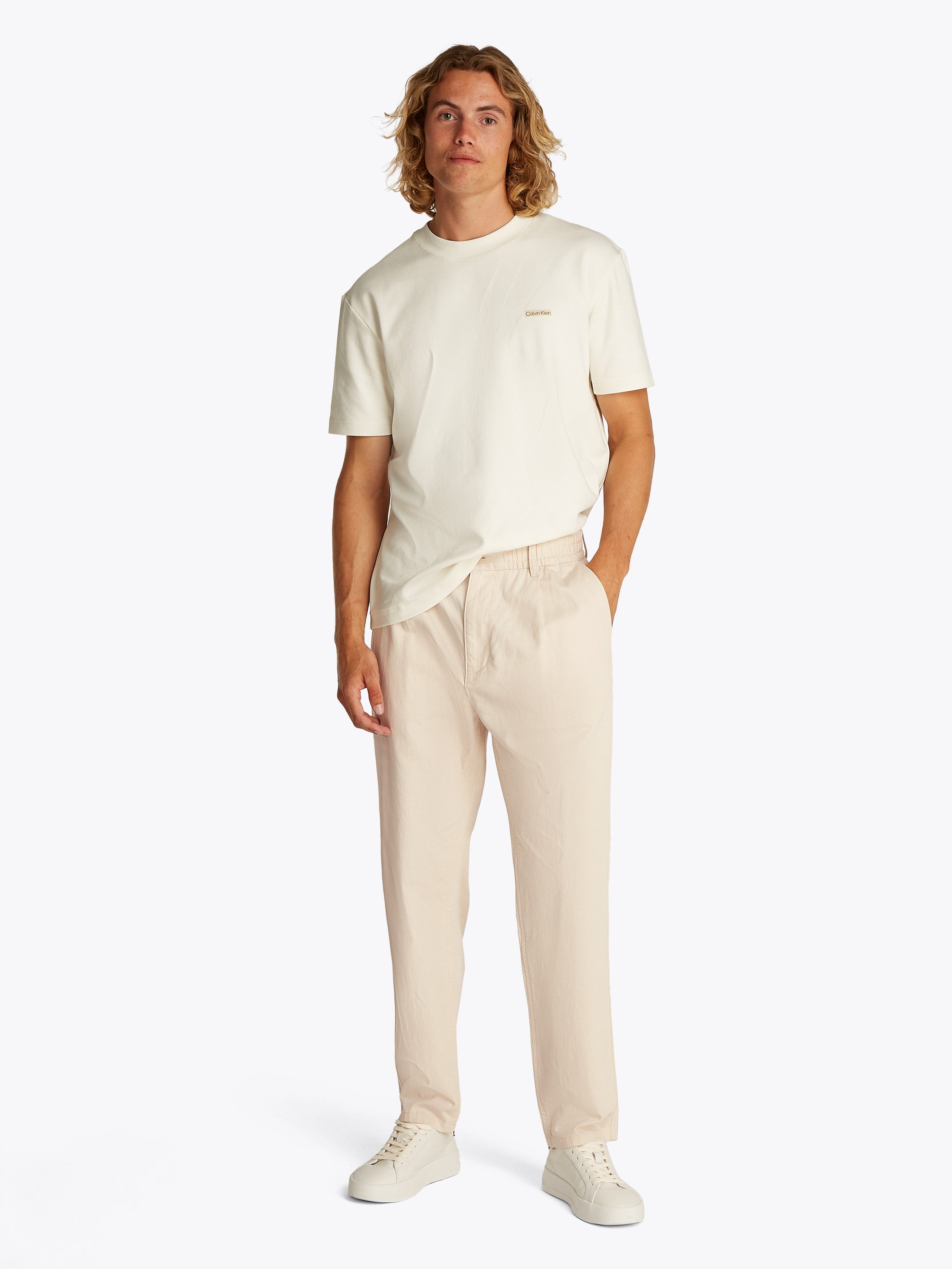 TOMMY JEANS Five-pocketsbroek TJM ISAAC HEMP BLEND PANT