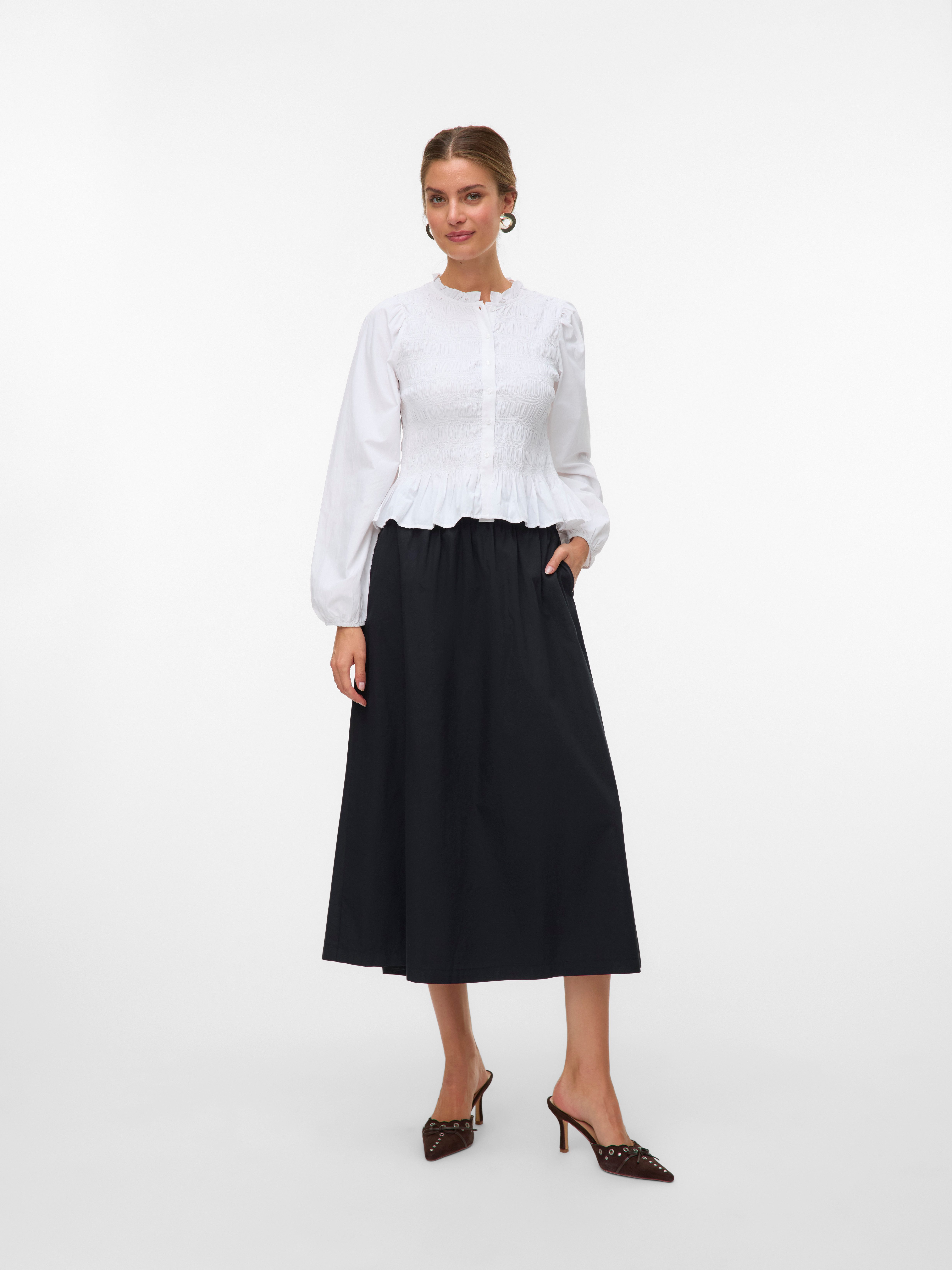 Vero Moda Zomerrok VMCHARLOTTE HW ANKLE SKIRT WVN GA