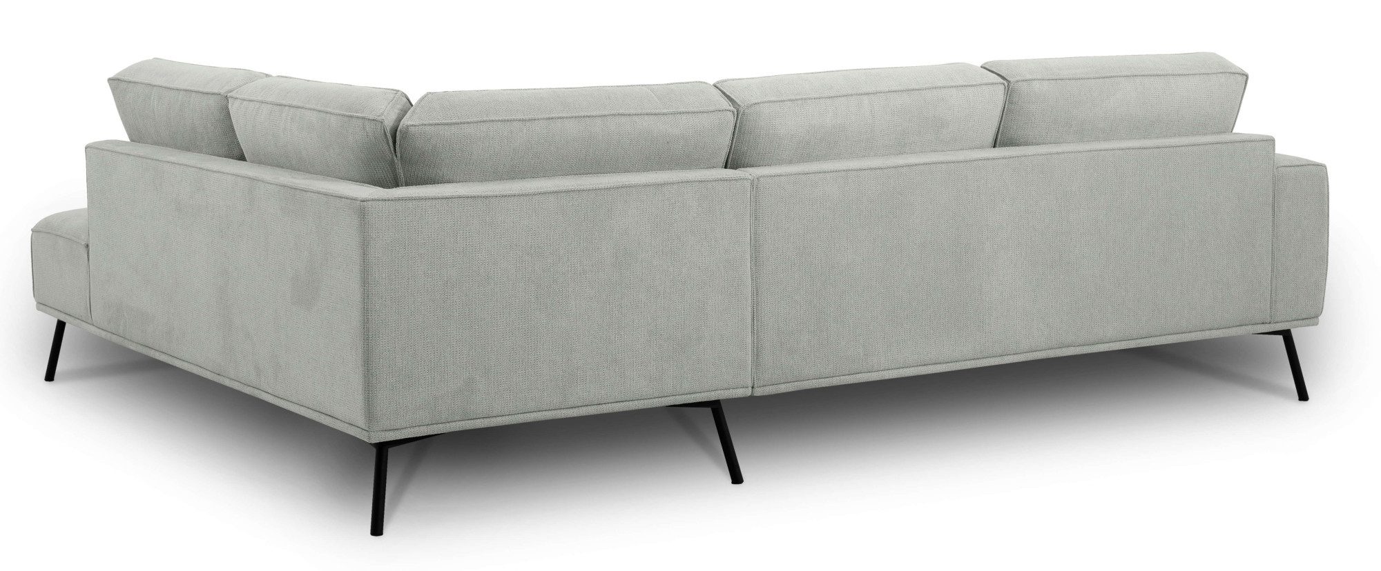 andas Hoekbank Vosby Breedte 260 cm, chenille, met decoratieve kedernaad