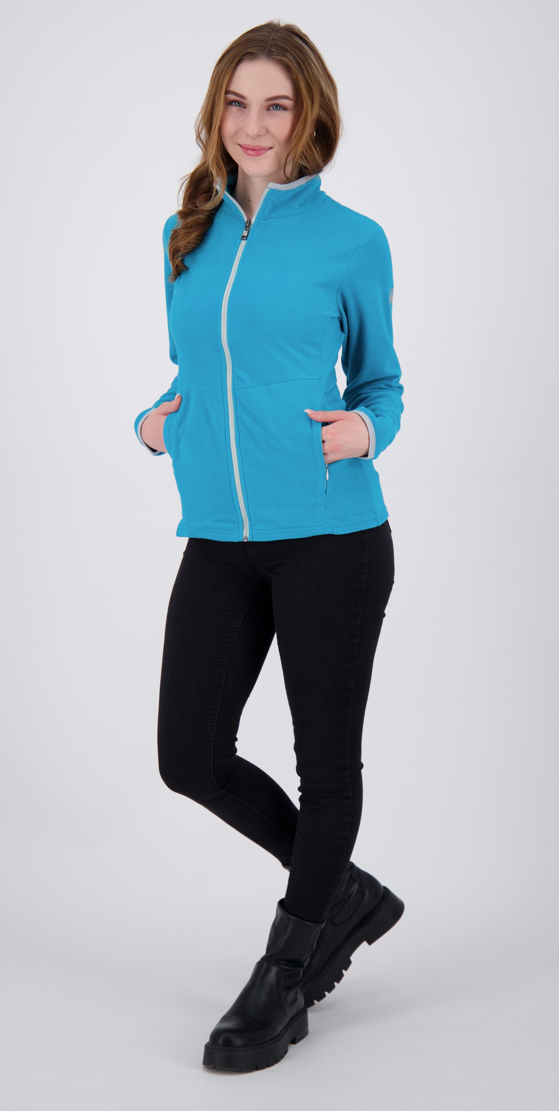 DEPROC Active Fleecejack DECORAH II WOMEN zacht fleecejack in traditionele look