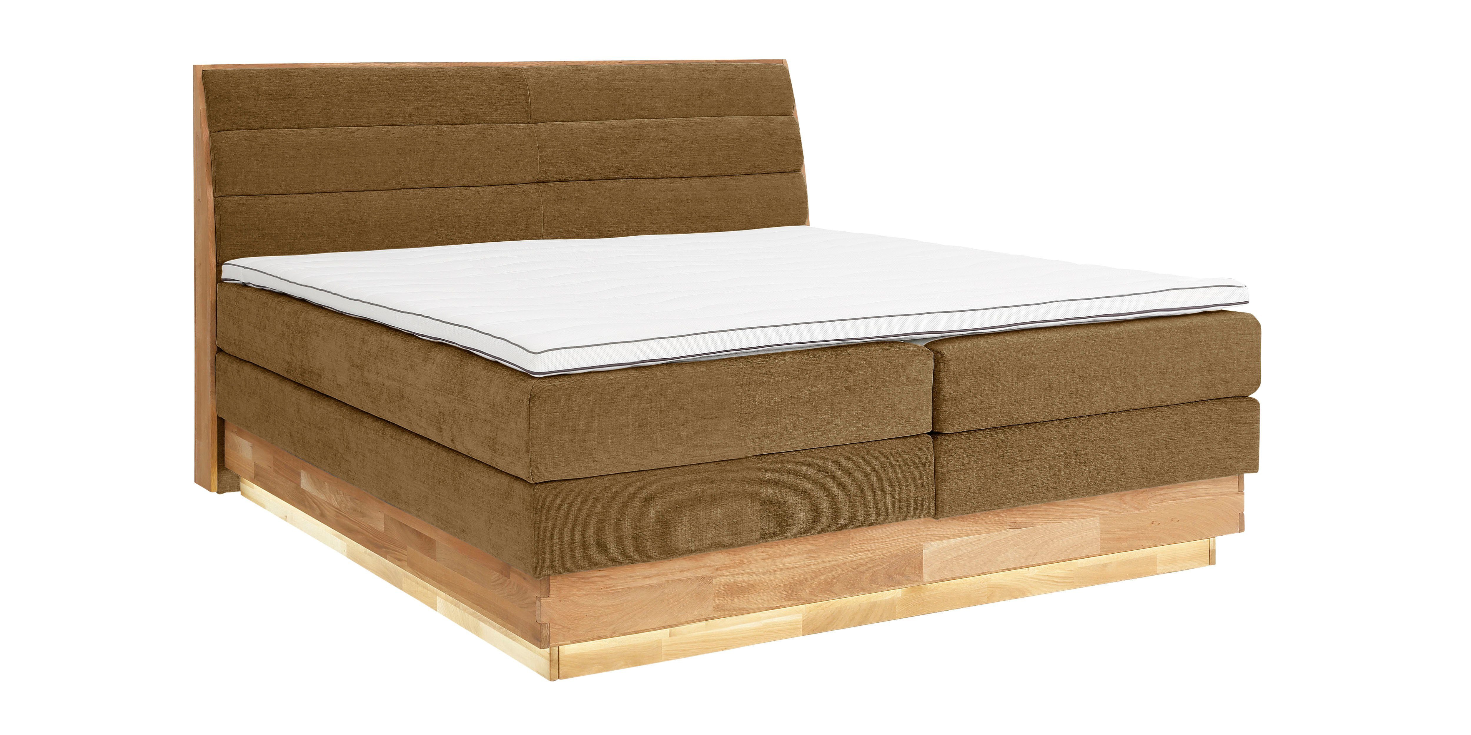 OTTO products Boxspring Ledverlichting, met gecertificeerde, gerecyclede overtrekstoffen