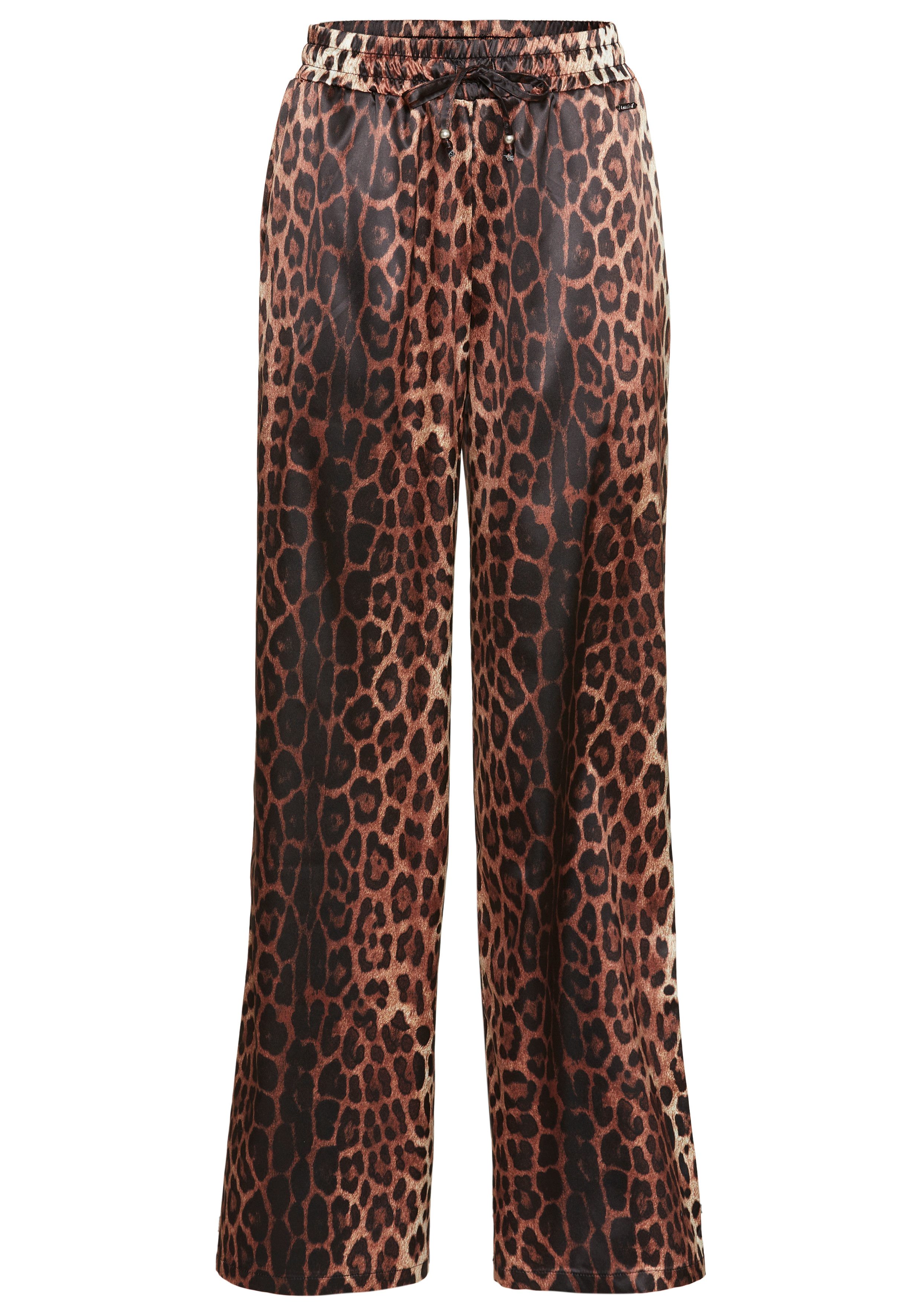 Laura Scott Comfortbroek in luipaard-look