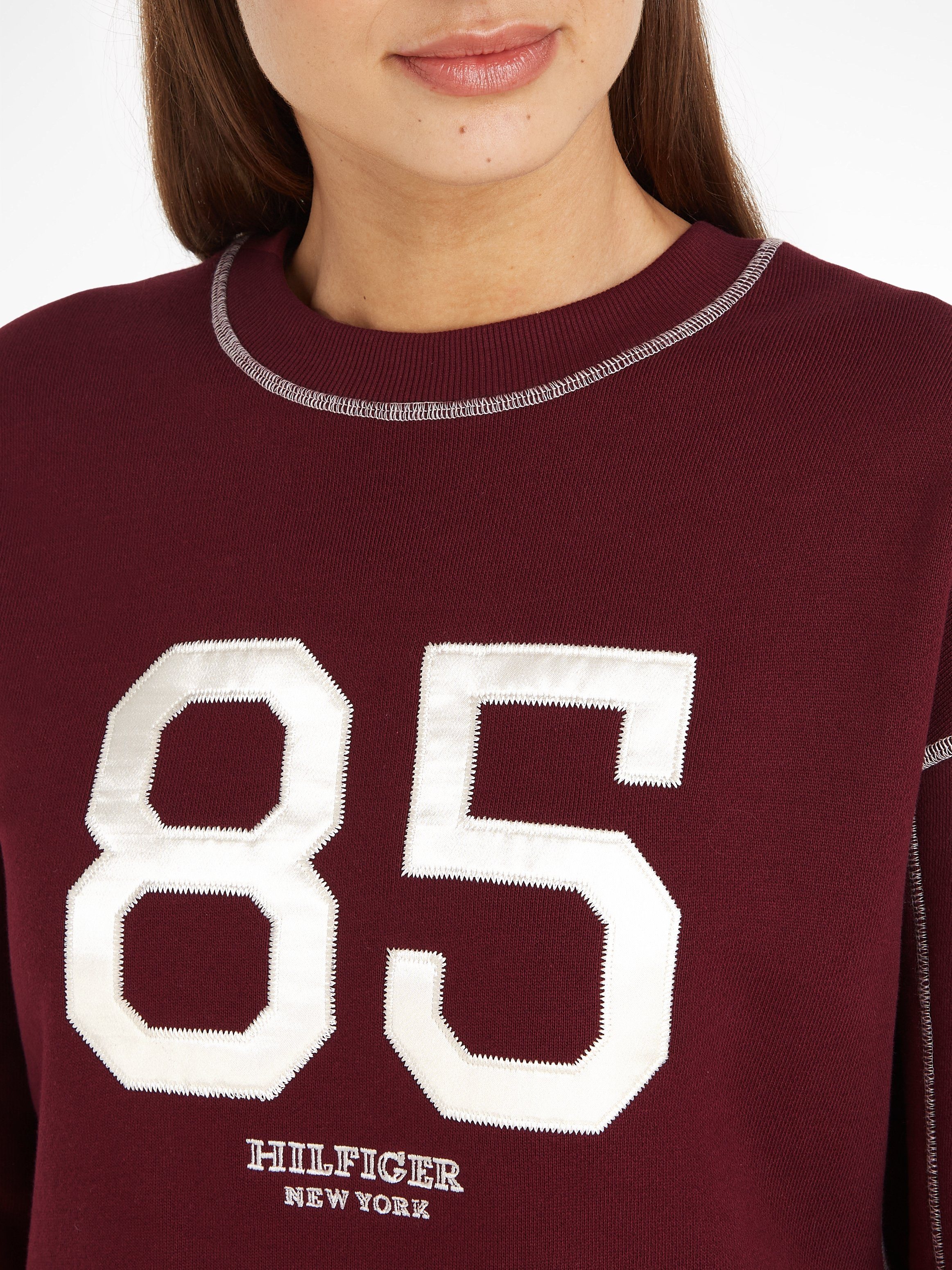 Tommy Hilfiger Sweatjurk VARSITY 85 SWTSHIRT DRESS LS