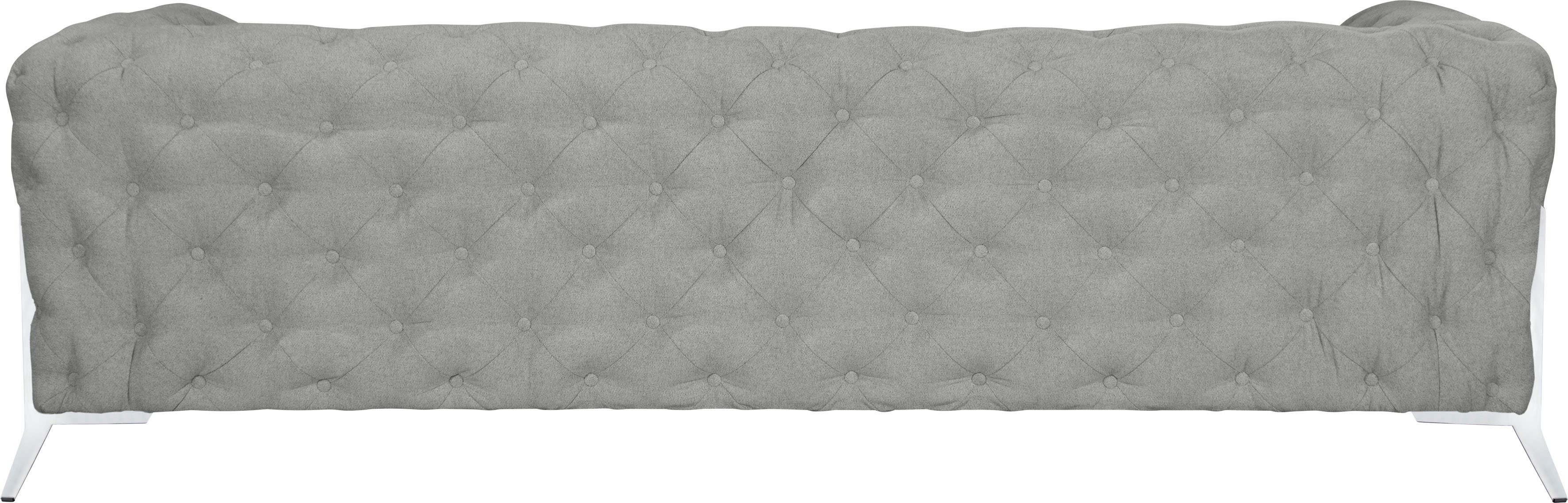 Leonique Chesterfield-bank Amaury luxueuze capitonnage, moderne chesterfield look, kleur van de poten ter keuze