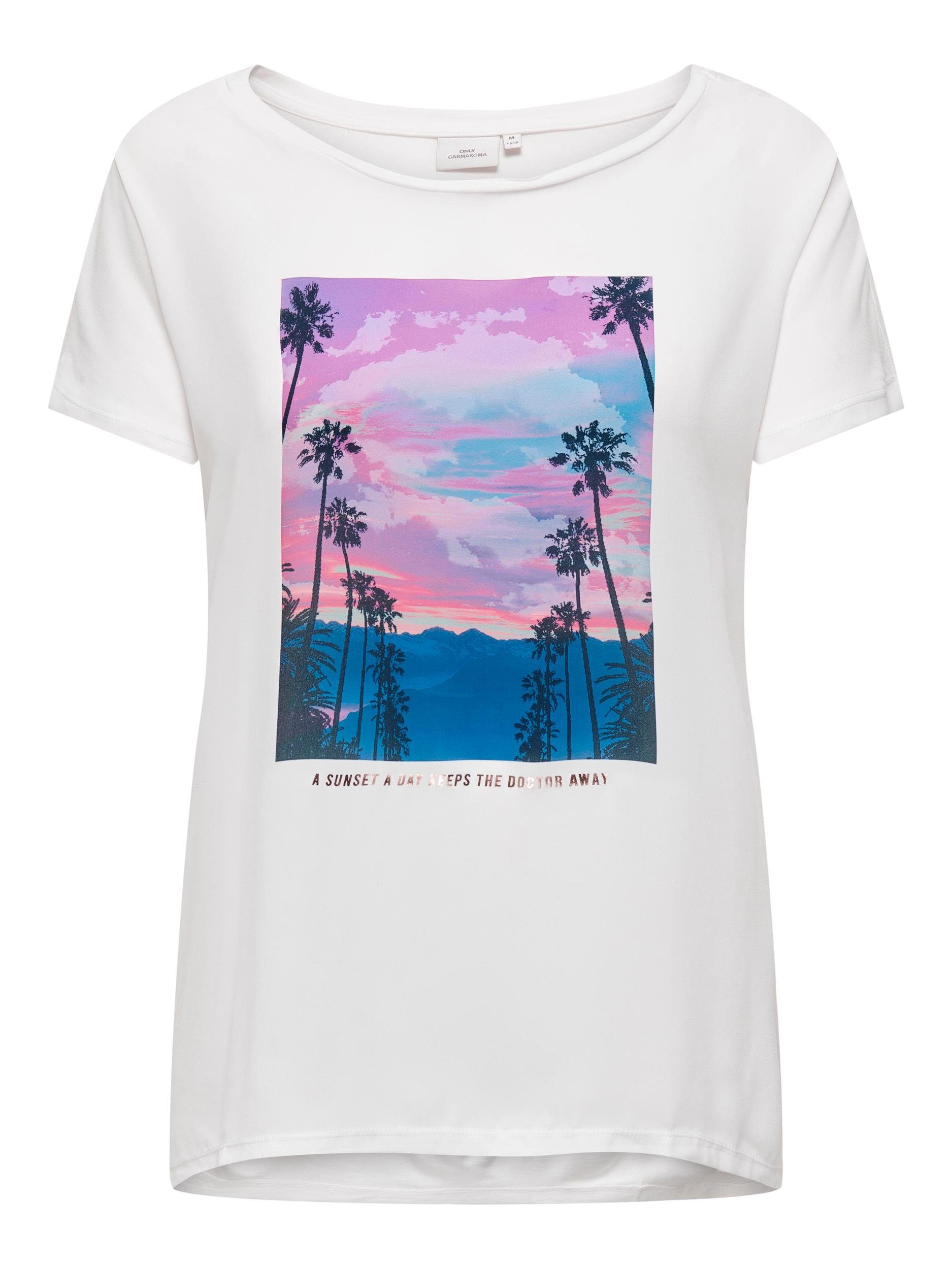 ONLY CARMAKOMA Shirt met korte mouwen CARKETTY LIFE SS MIX TEE JRS