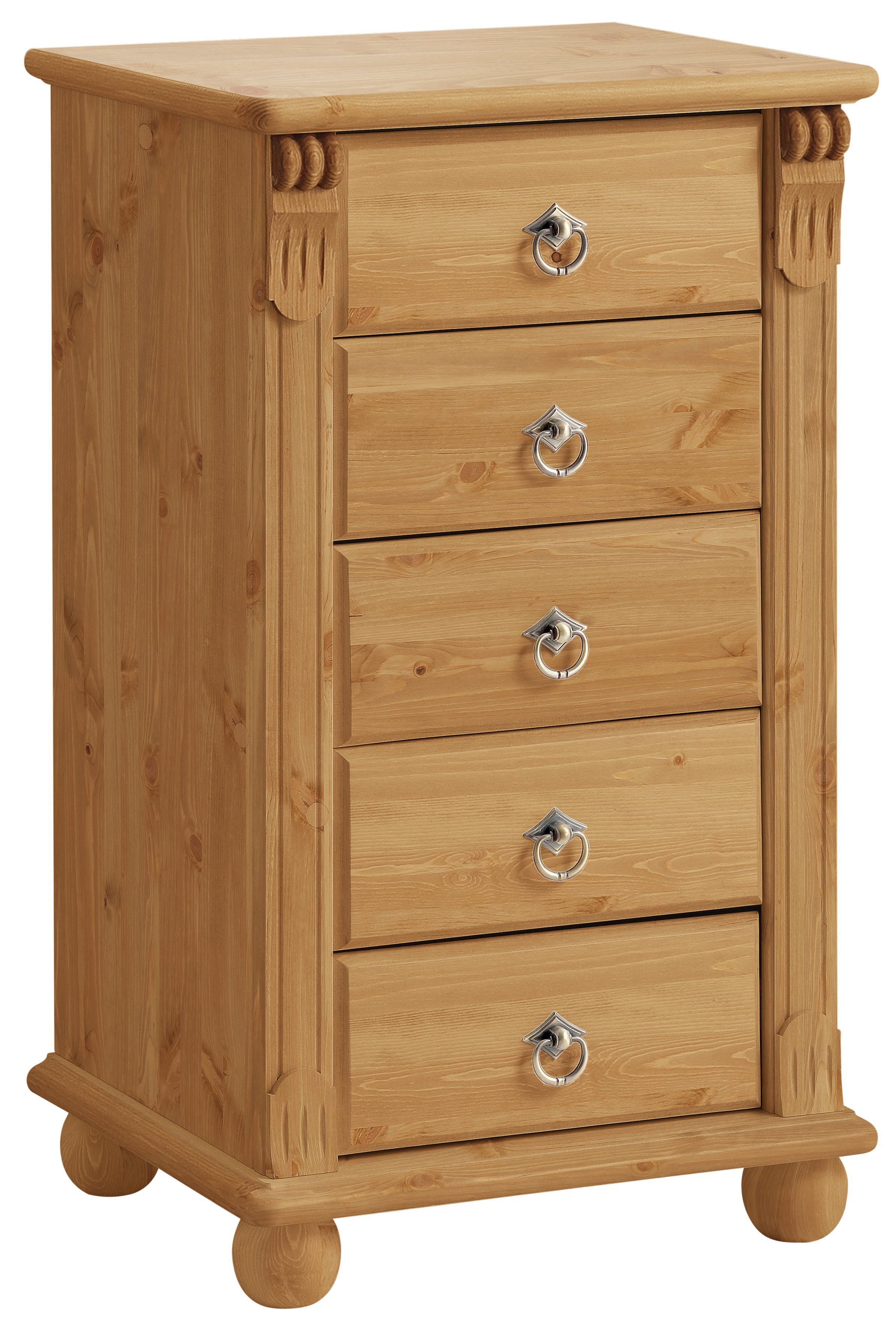 Home affaire Ladekast TESSIN Make-up commode met spiegel, van massief dennenhout, FSC®-gecertificeerd