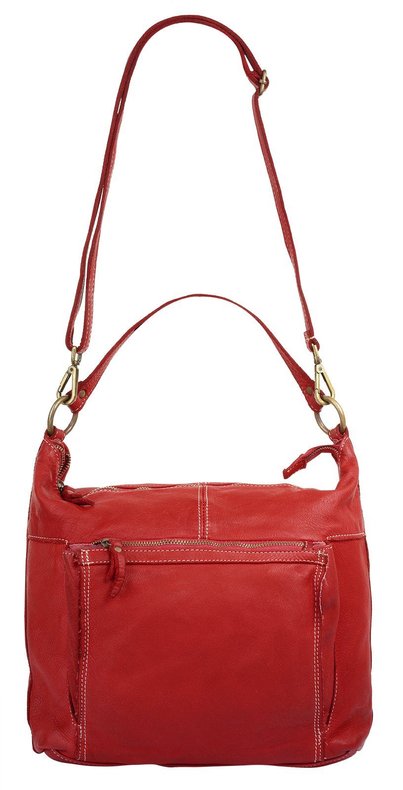 Cluty Shopper echt leer, made in italy