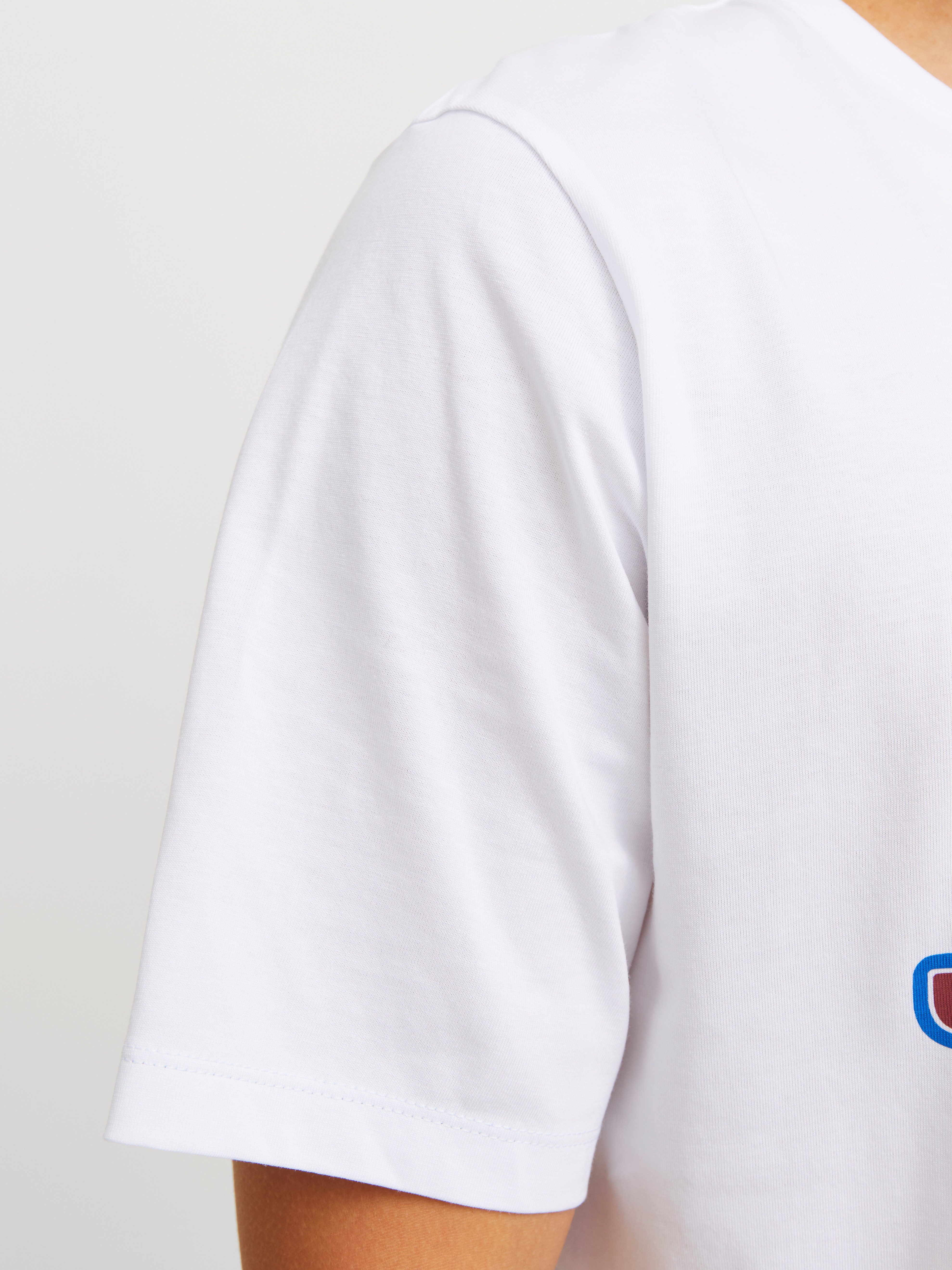 Jack & Jones Shirt met ronde hals JJELOGO TEE SS O-NECK 2 COL SS25 SN