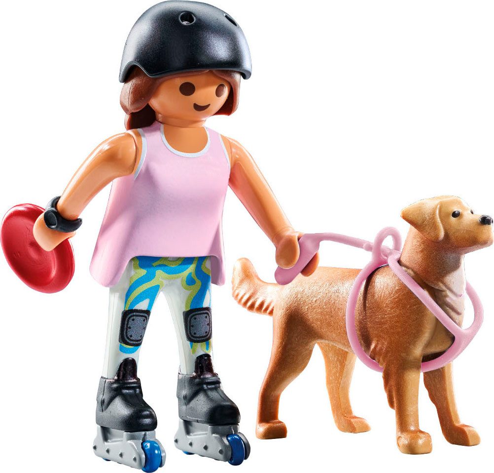 Playmobil® Constructie-speelset Inlinerin mit Retriever (71739), Playmobil My Life (12-delig)