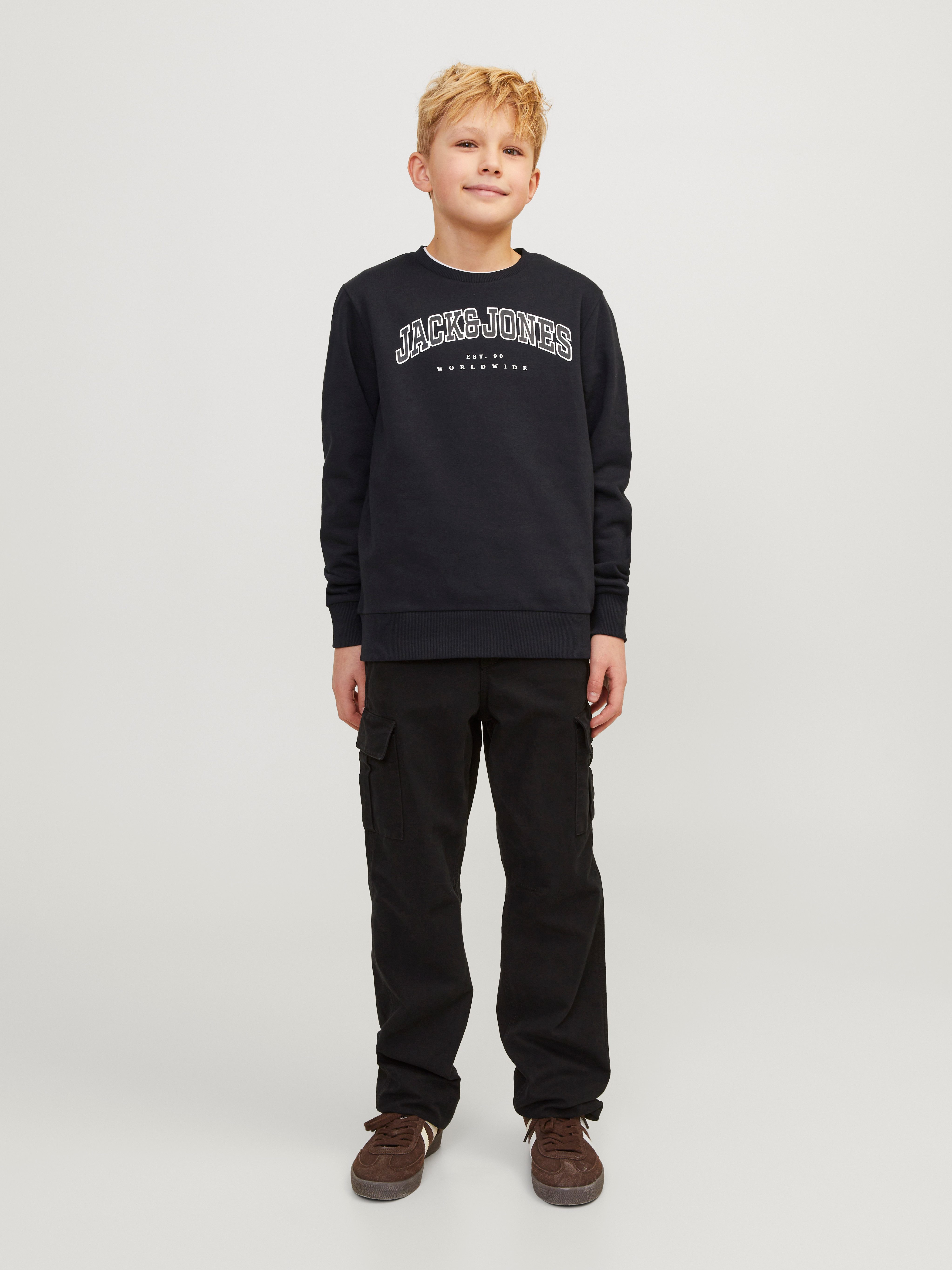 Jack & Jones Junior Sweatshirt JJECALEB VARSITY SWEAT CREW NECK SN JNR