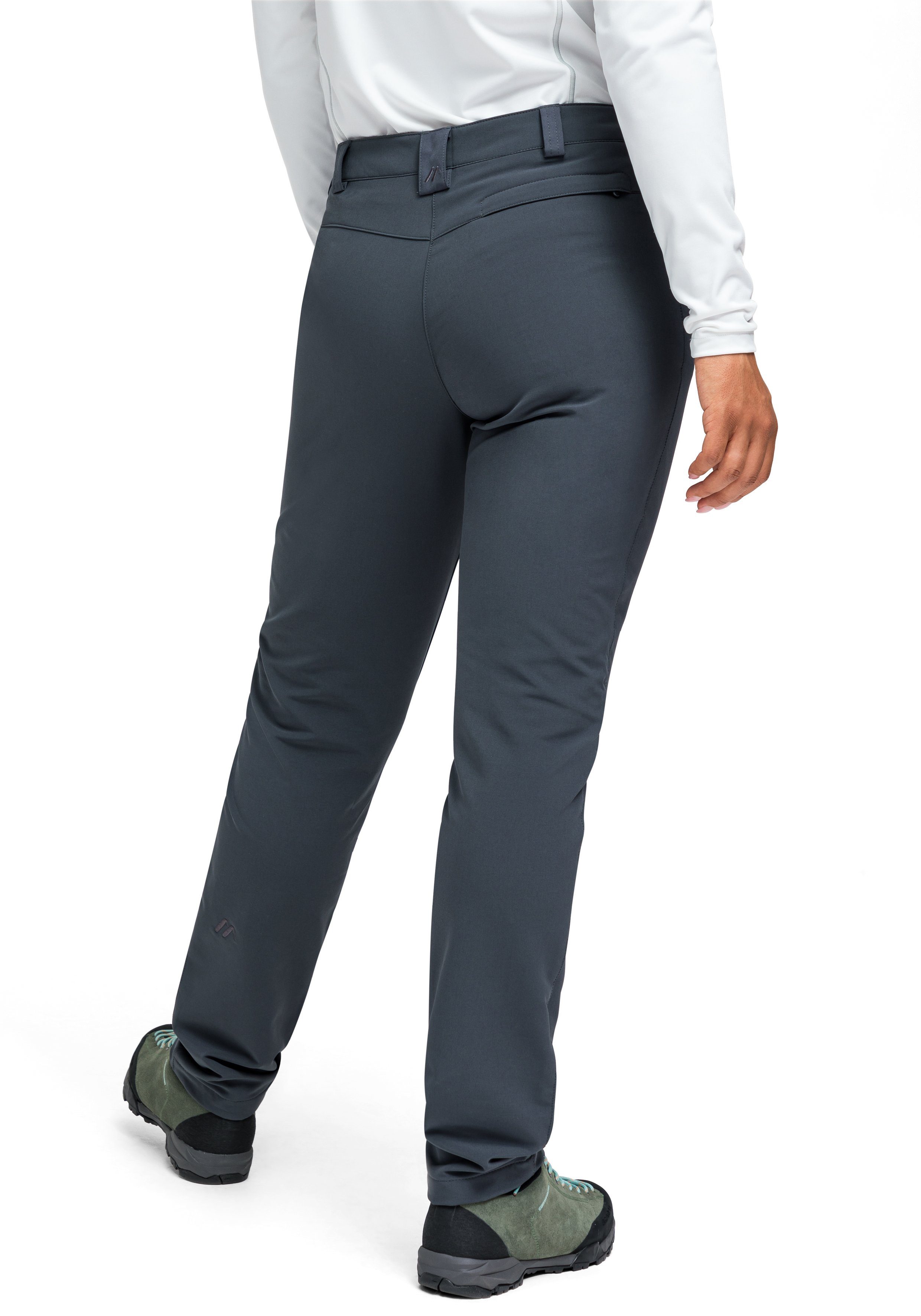Maier Sports Functionele broek Charlotte Dames outdoorbroek, elastische broek met fleece binnenzijde, regular fit