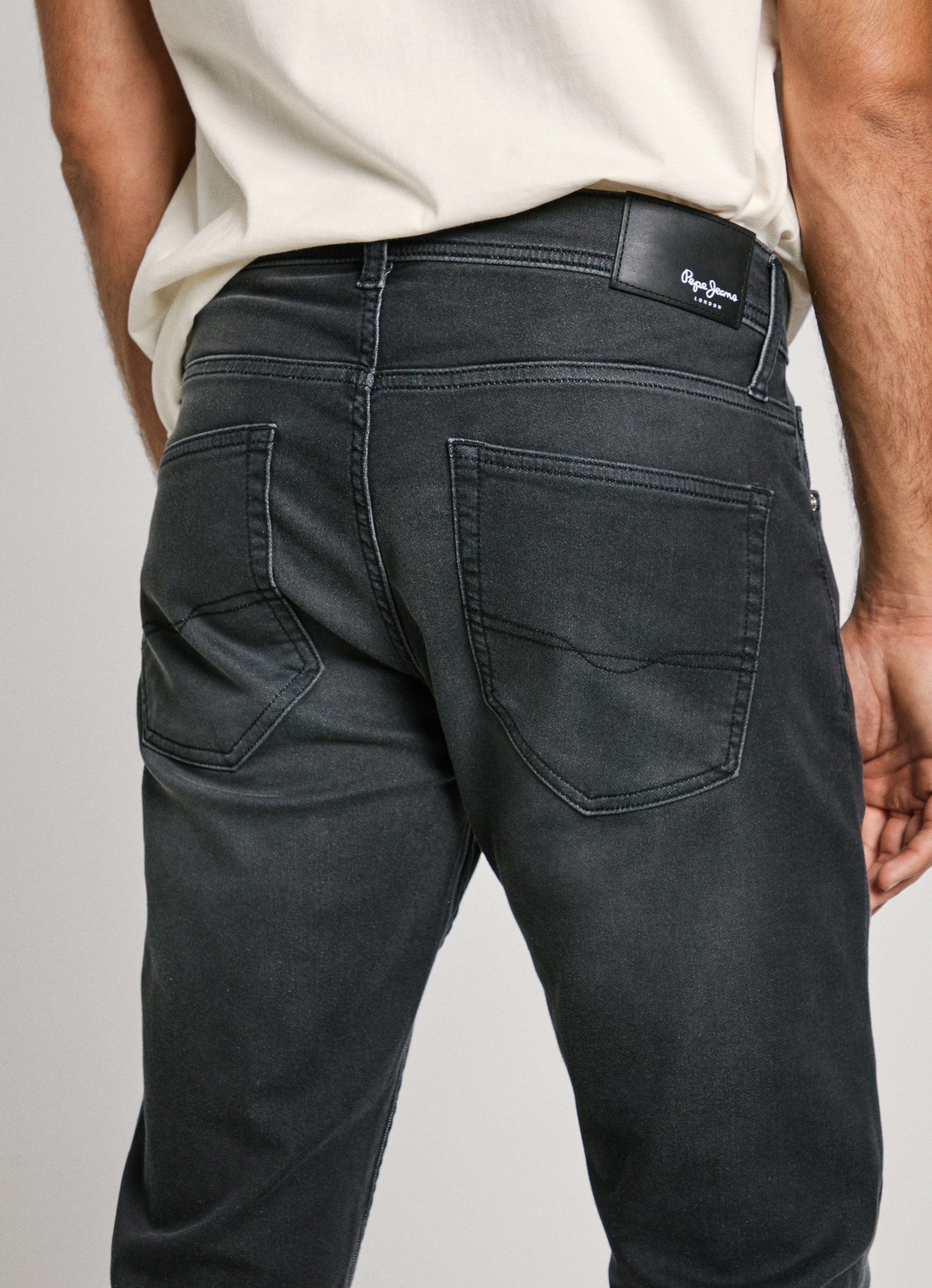 Pepe Jeans Slim fit jeans SLIM GYMDIGO JEANS zeer elastisch