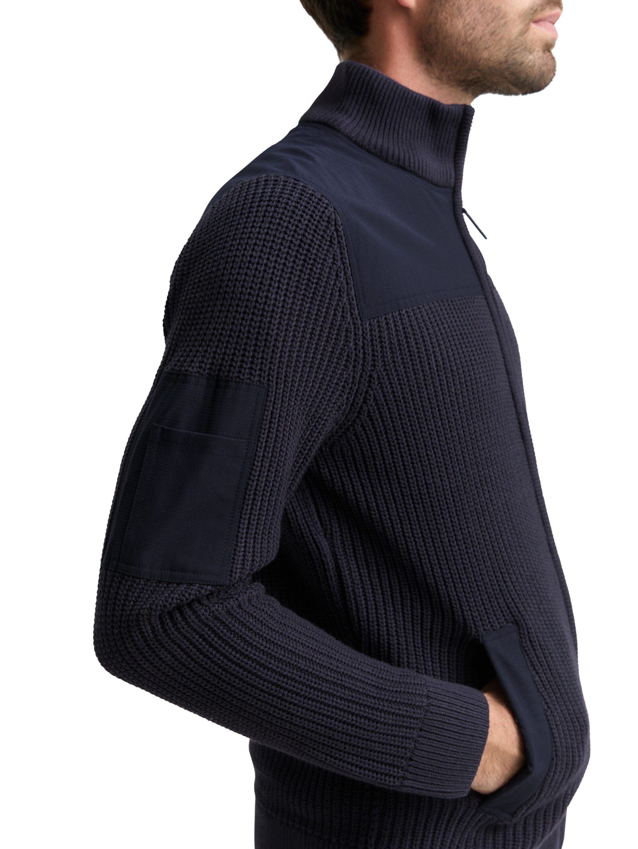 Tom Tailor Vest met geborduurd logo