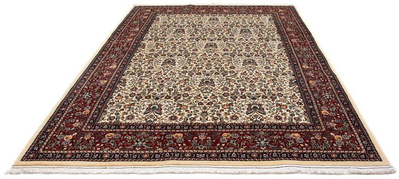 morgenland Wollen kleed Moud bloemmotief beige 292 x 210 cm Uniek exemplaar met certificaat