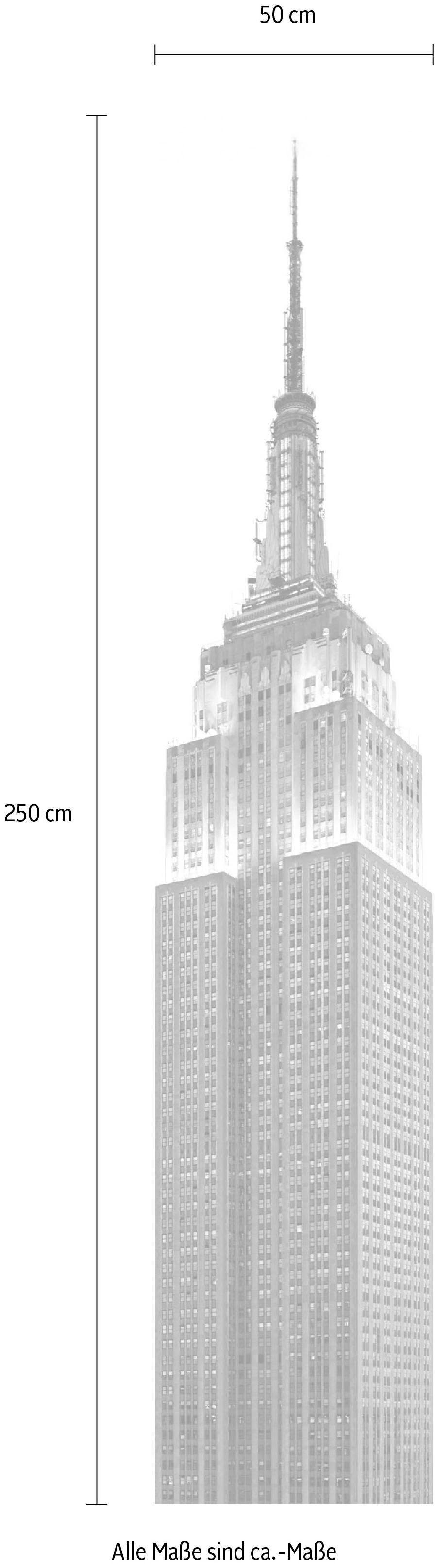 Komar Vliesbehang Digitale print vlies - Empire State Building - Afmeting 50 x 250 cm
