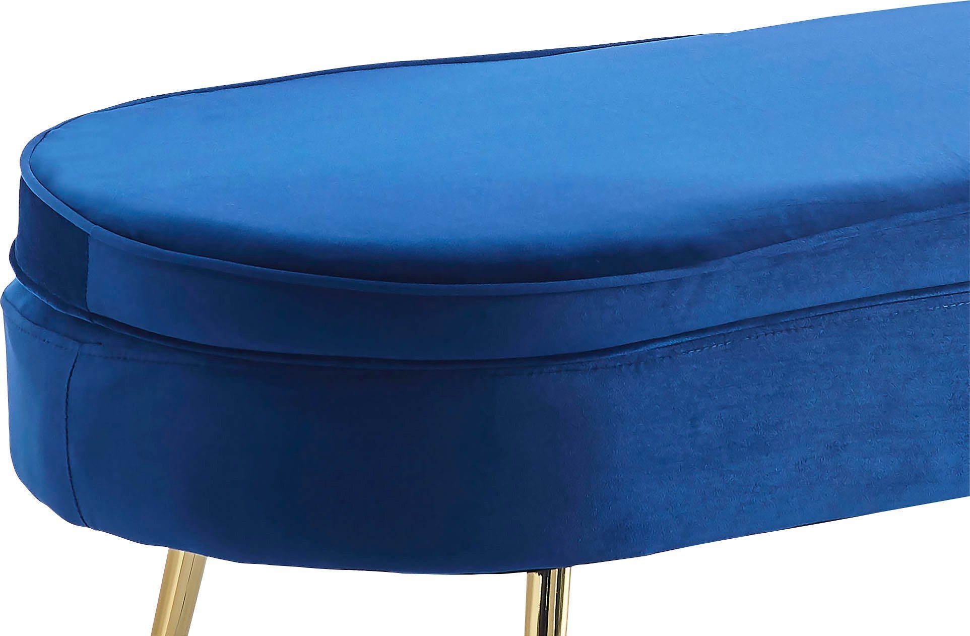 SalesFever Hocker Clam ovaal, breedte 99 cm
