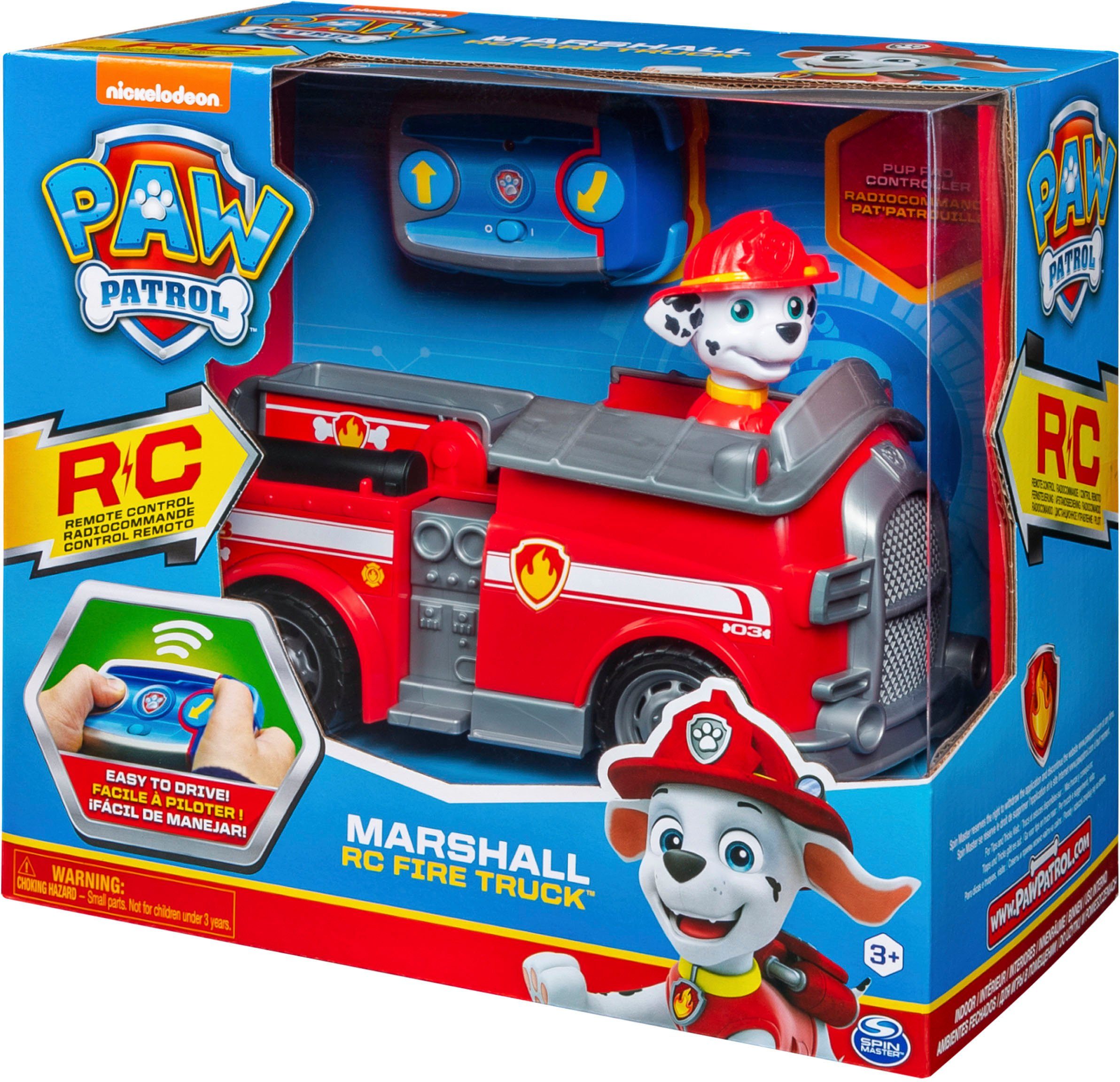 Spin Master Radiografisch bestuurbare auto Paw Patrol - RC Marshall inclusief afstandsbediening