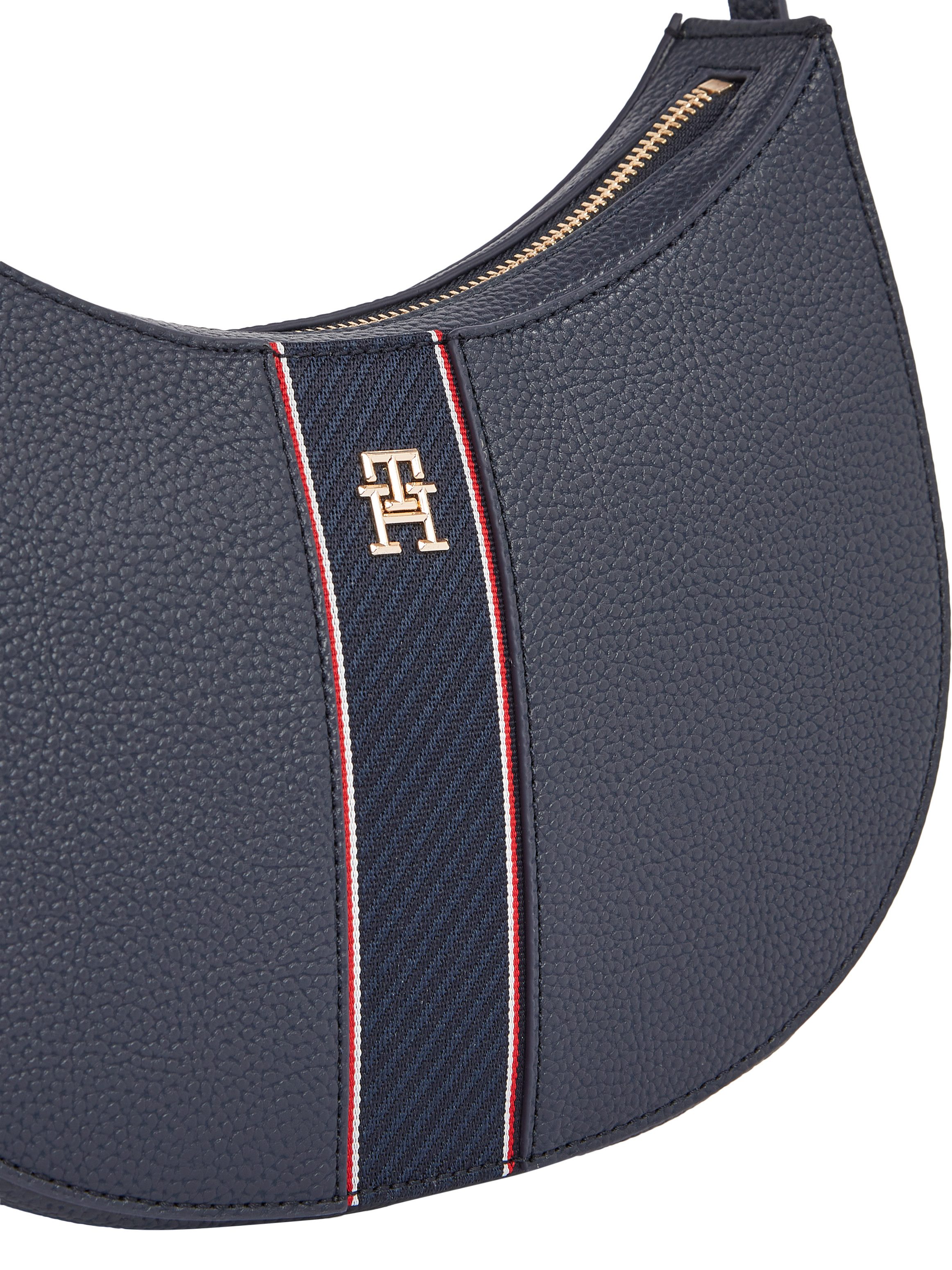 Tommy Hilfiger Hobo-tas TH LEGACY SHOULDER BAG , dames avondtas, handtas, schoudertas met th-logo