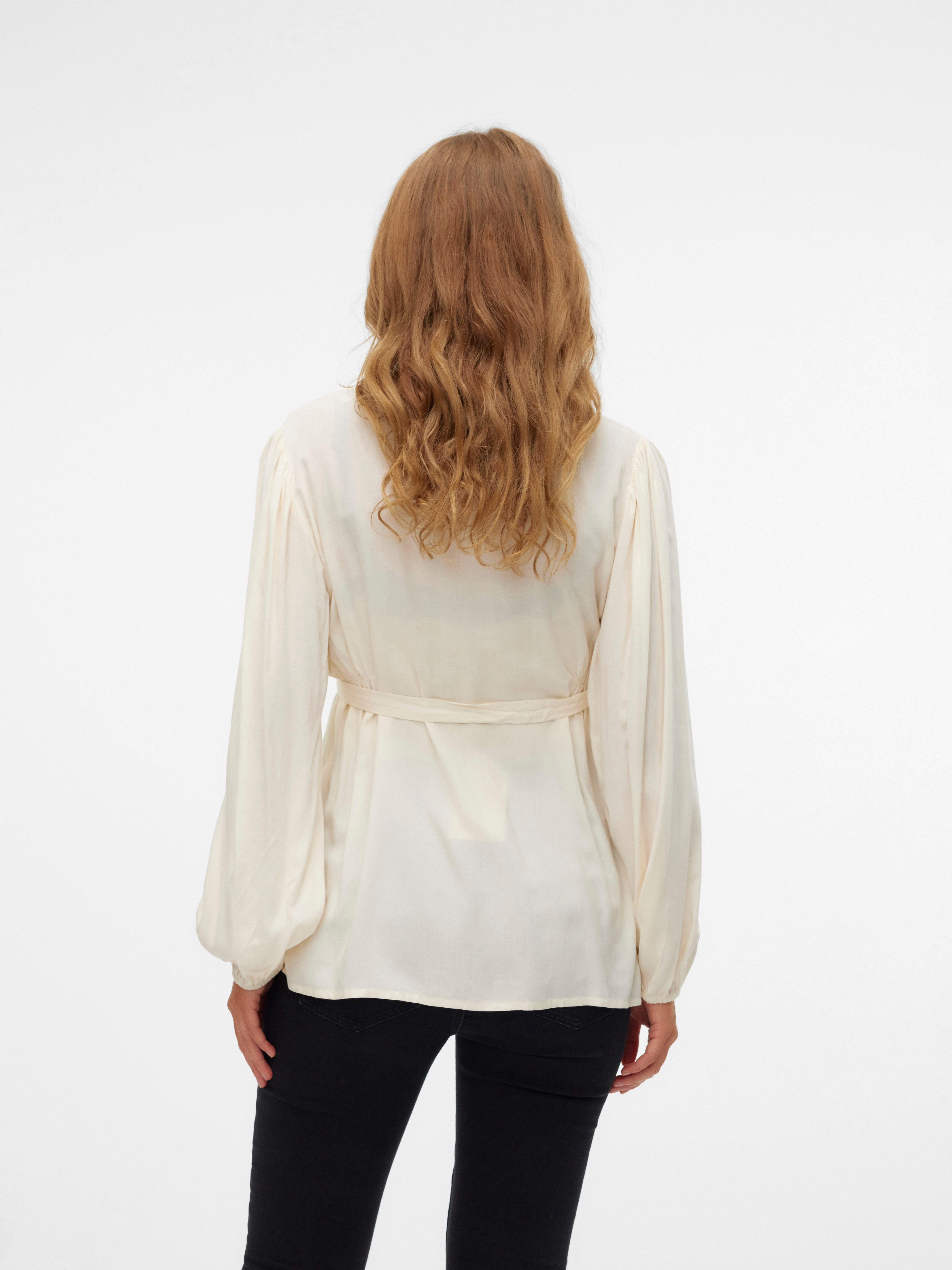 Mamalicious Zwangerschapsshirt MLMERCY LIA L S WO TOP 2F NOOS