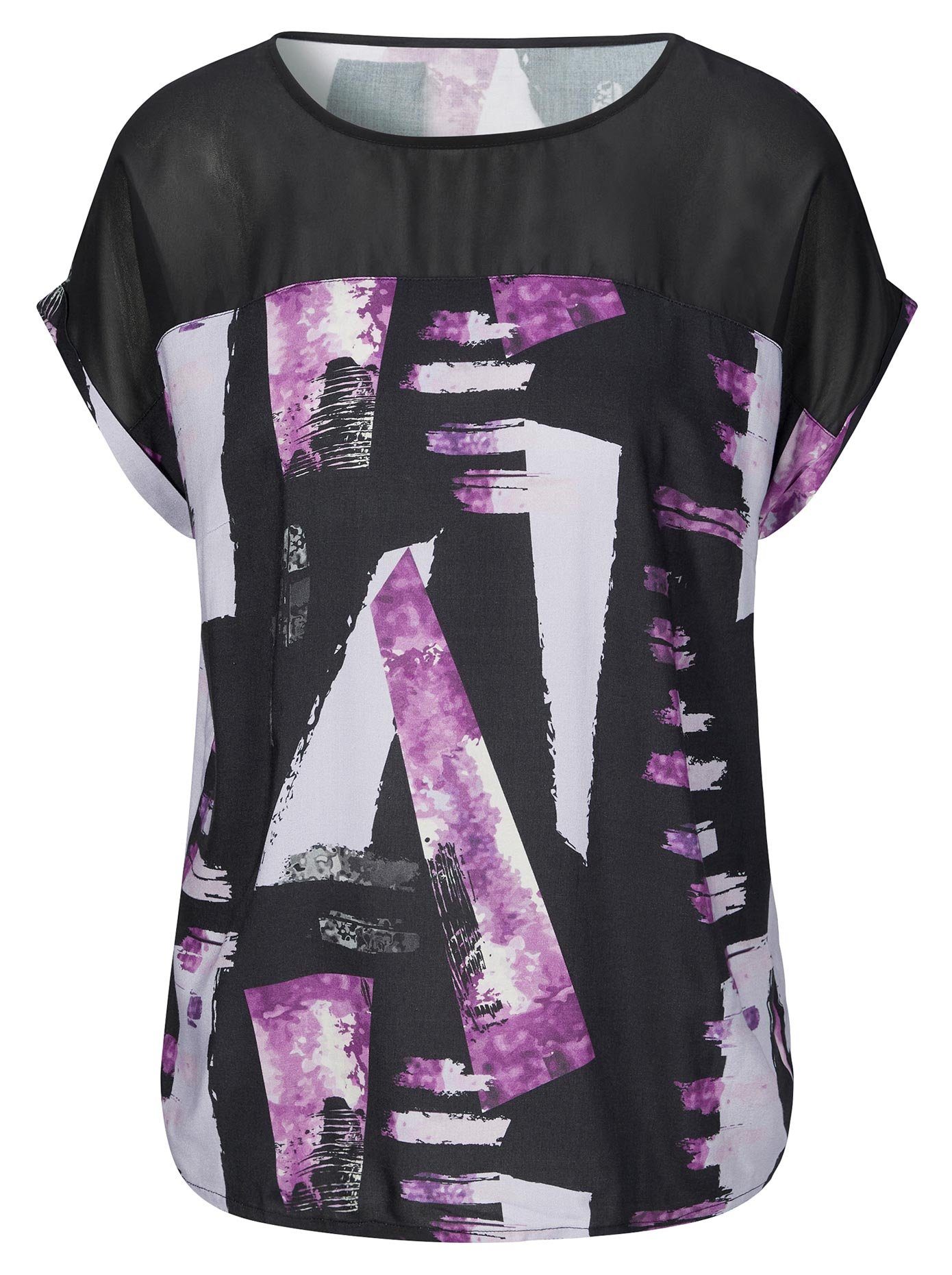 Creation L Blouse met korte mouwen
