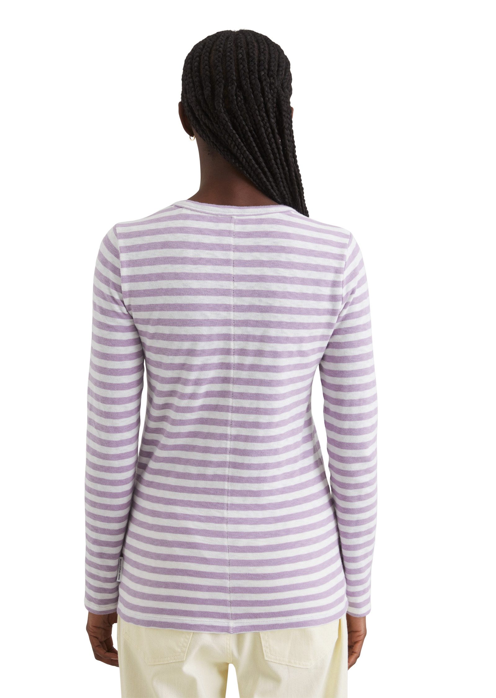 Marc O'Polo DENIM Longsleeve modieus gestreept