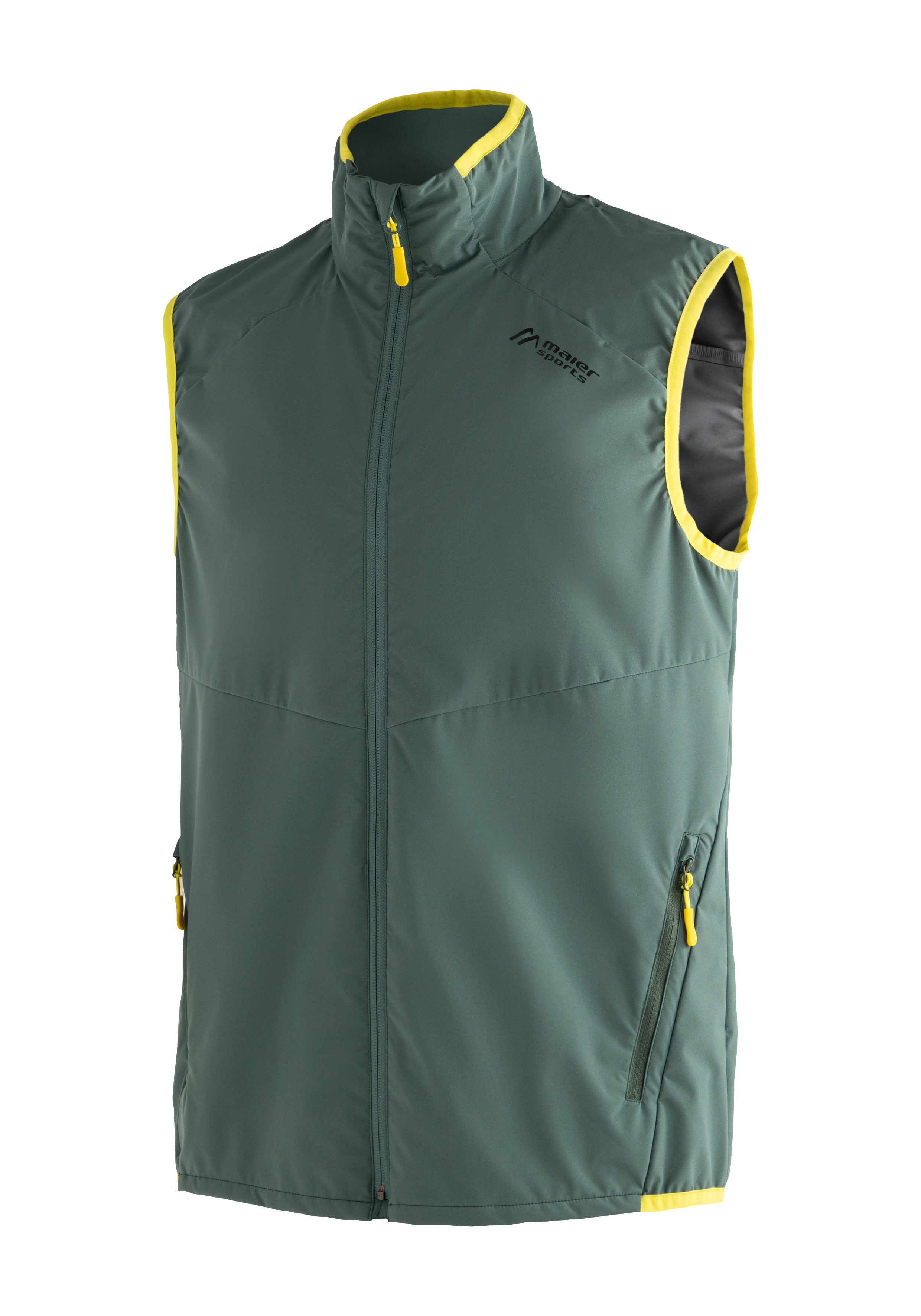 Maier Sports Softshell-bodywarmer Brims Vest M ade de herenvest waterafstotende outdoorvest