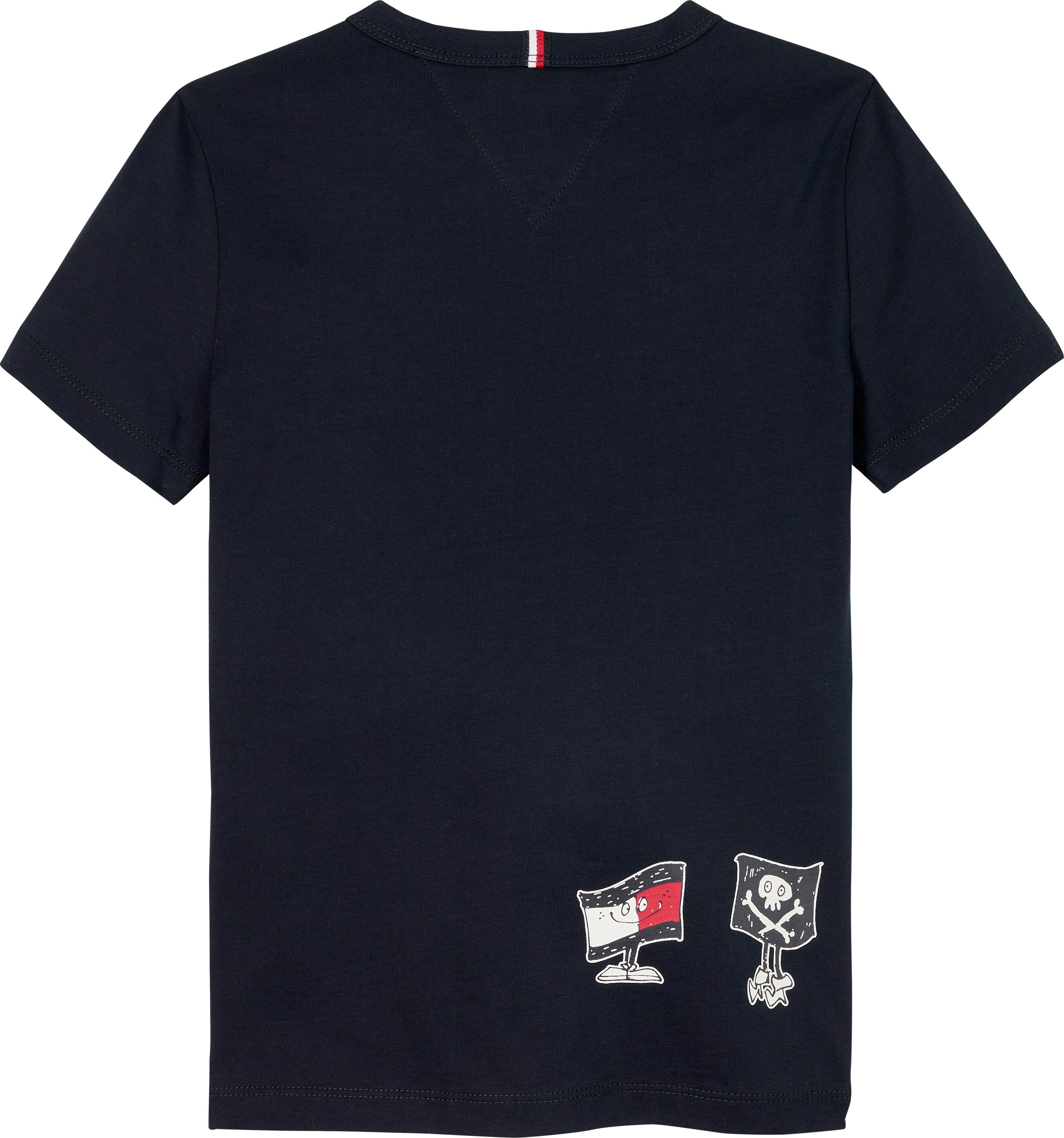 Tommy Hilfiger T-shirt FLAG FUN TEE SS met grafisch logo