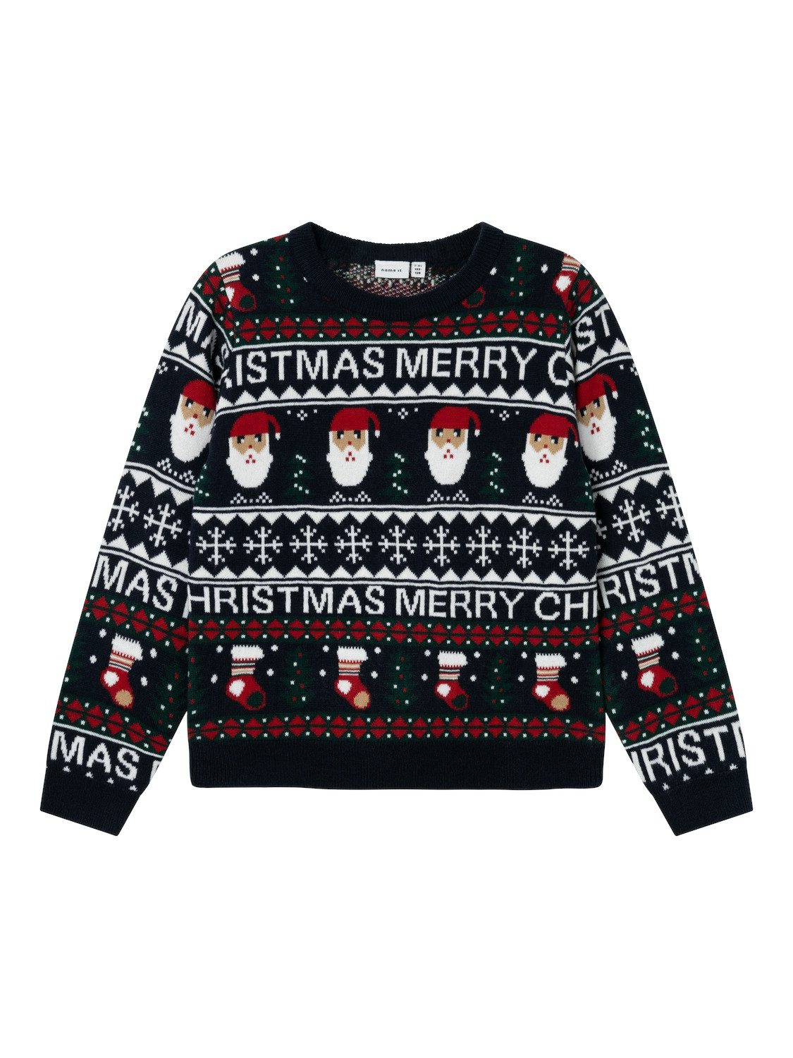 Name It Kersttrui NKNRASTOKKE LS KNIT