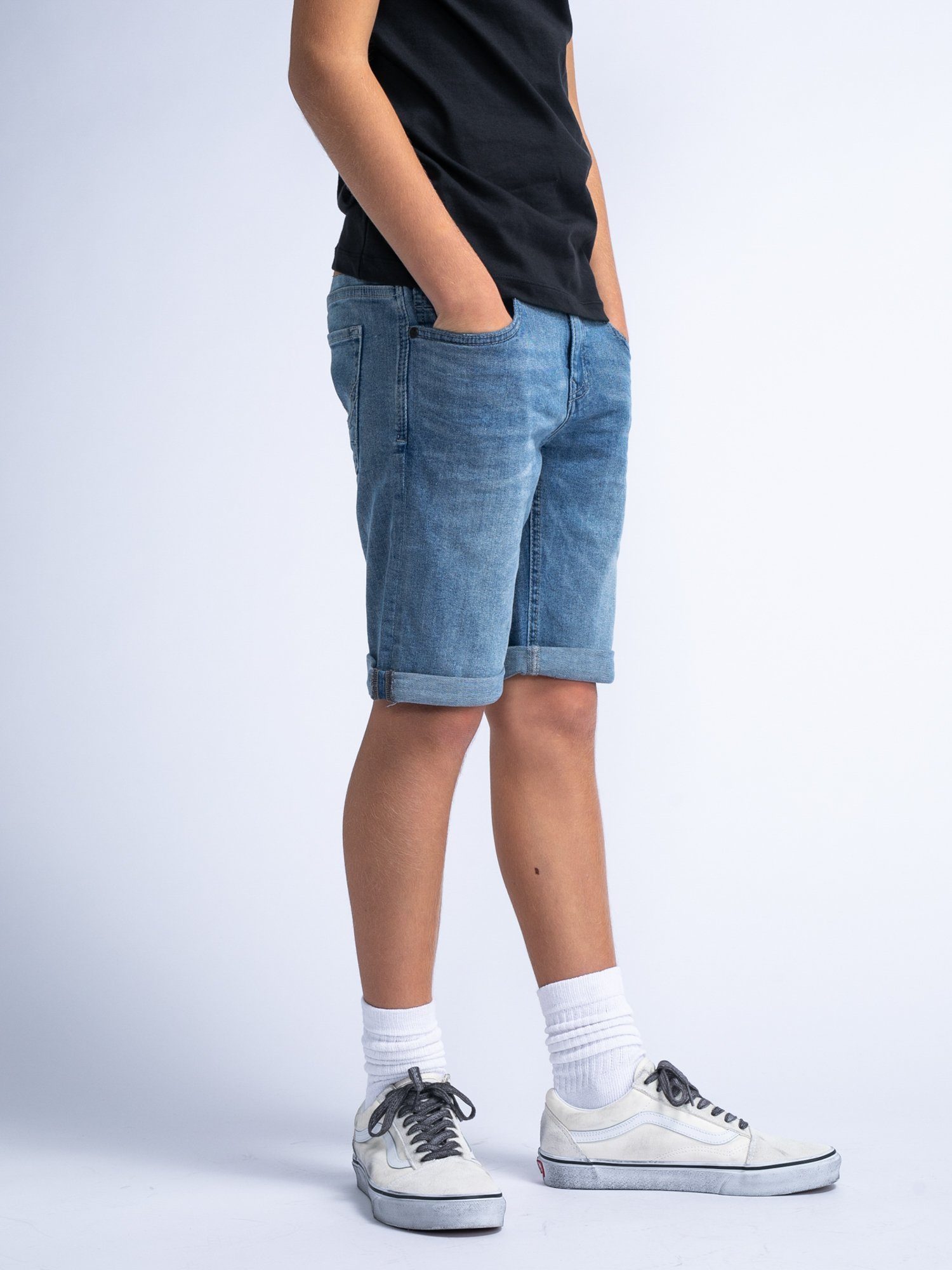 Petrol Industries Jeansshort met stretch, voor jongens