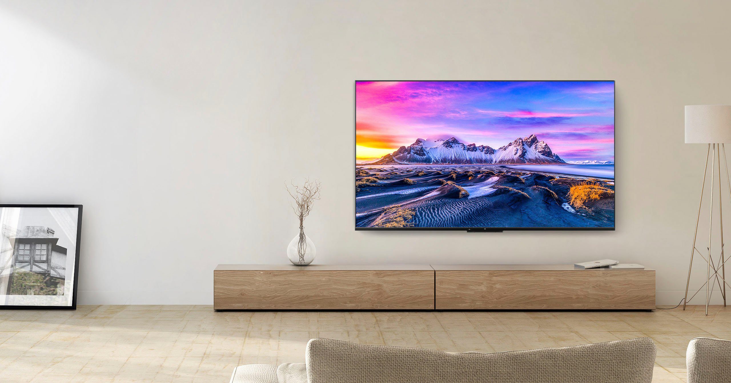 Xiaomi Led-TV L55M6-6AEU, 138 cm / 55", 4K Ultra HD, Smart TV - Android TV, Dolby Vision®, HDR10+, Xiaomi P1 55 inch tv