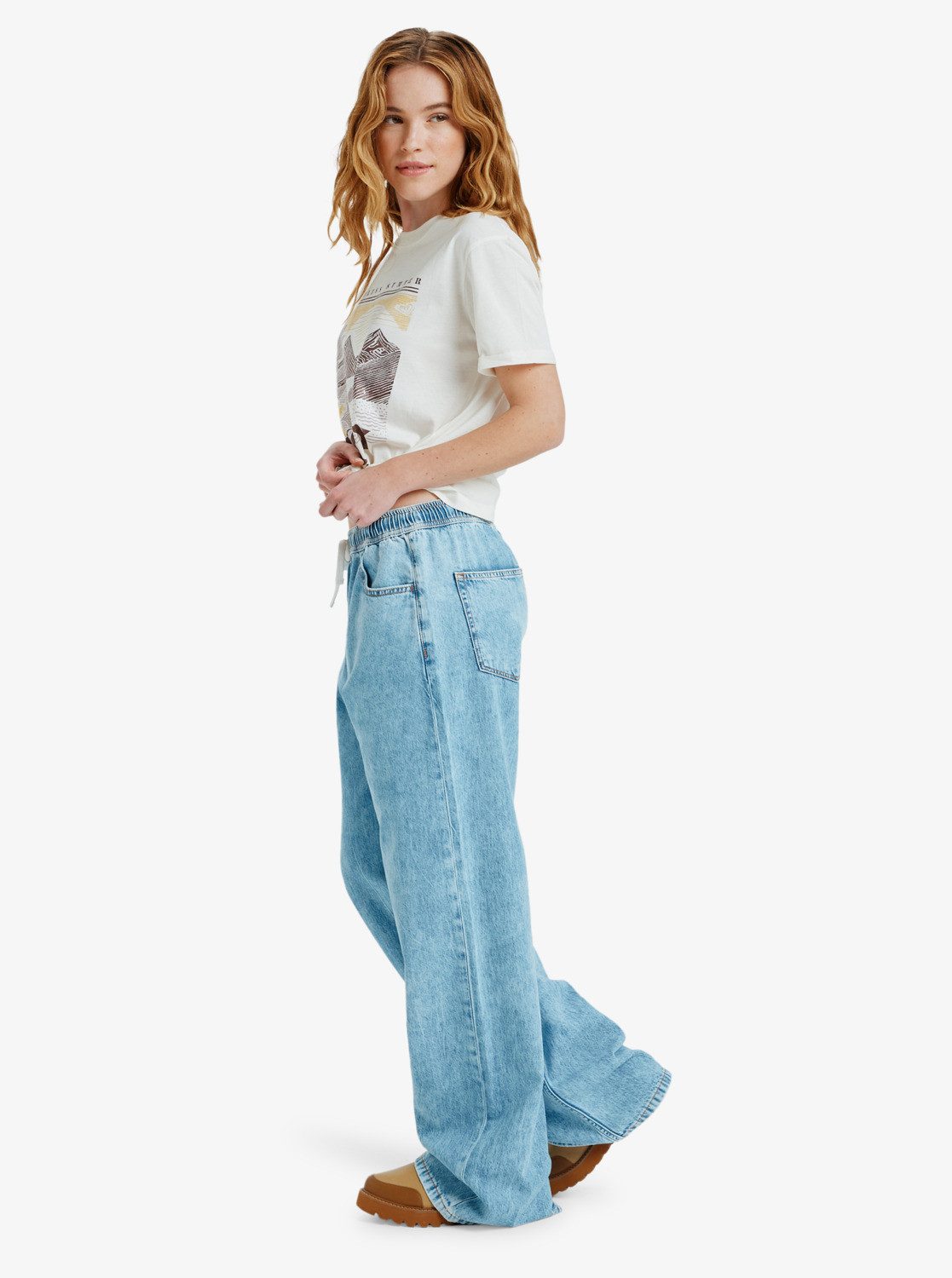 Roxy Joggingbroek STUNNING VIEW MID BEAU BLUE (1-delig)