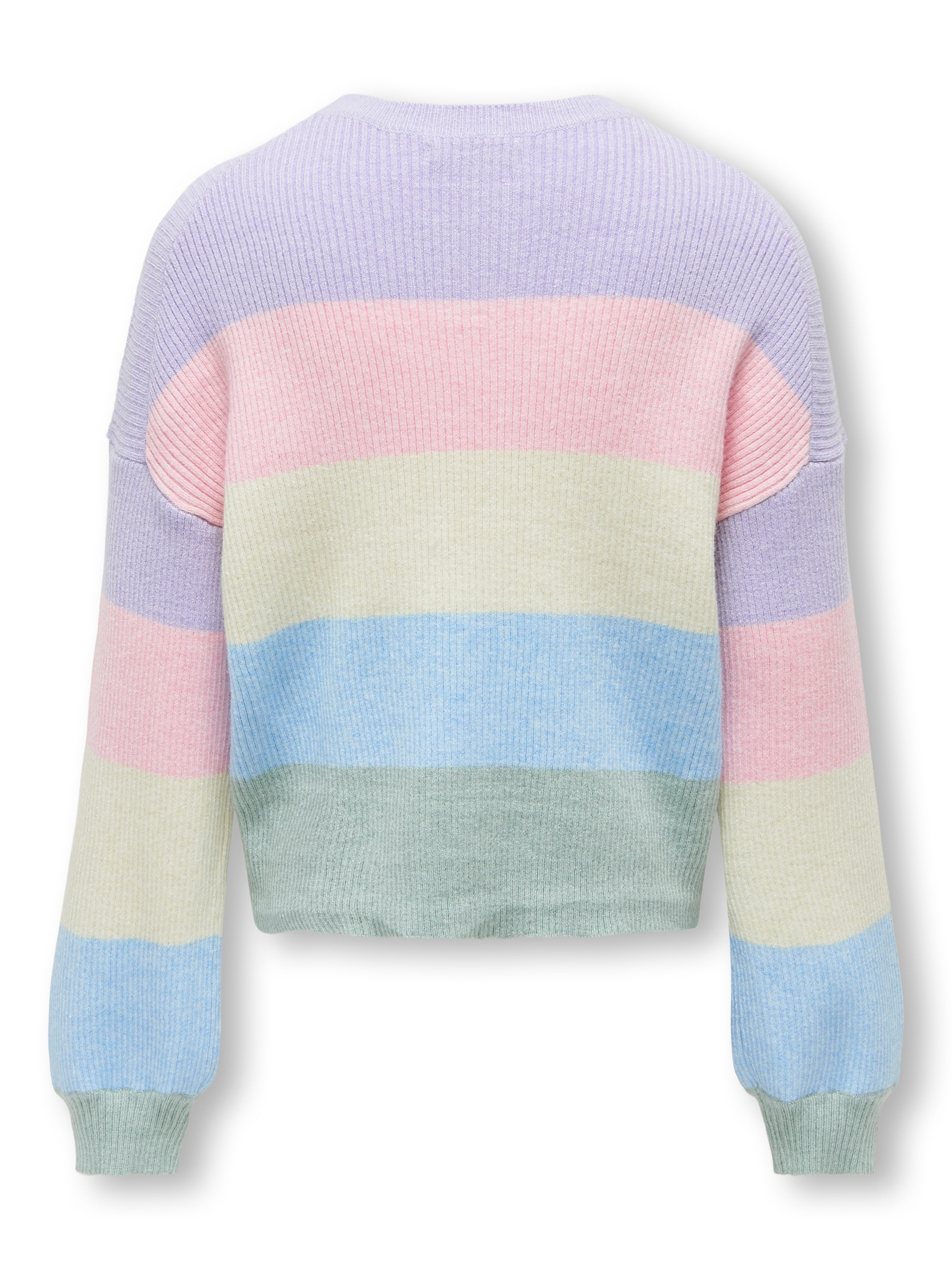 KIDS ONLY Gebreide trui KOGSANDY L/S STRIPE PULLOVER KNT NOOS