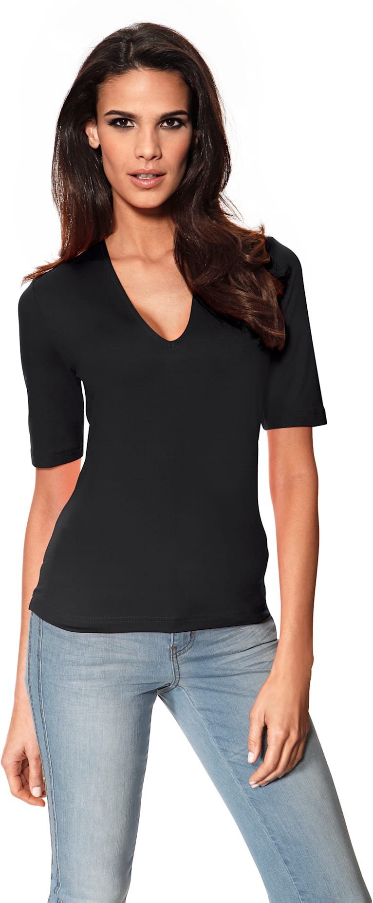 heine Shirt met V-hals (1-delig)