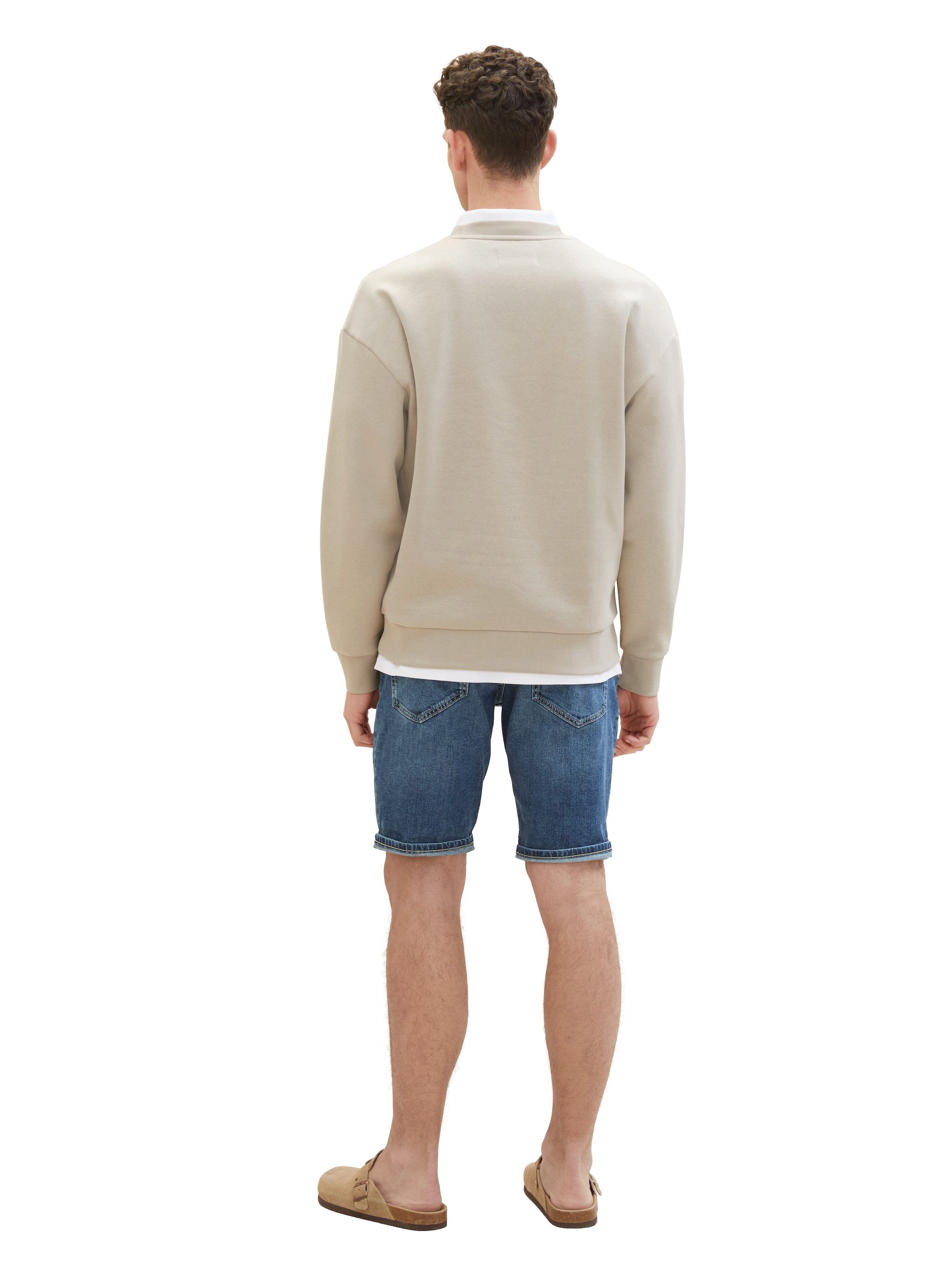 Tom Tailor Jeansbermuda Josh in lichte wassing