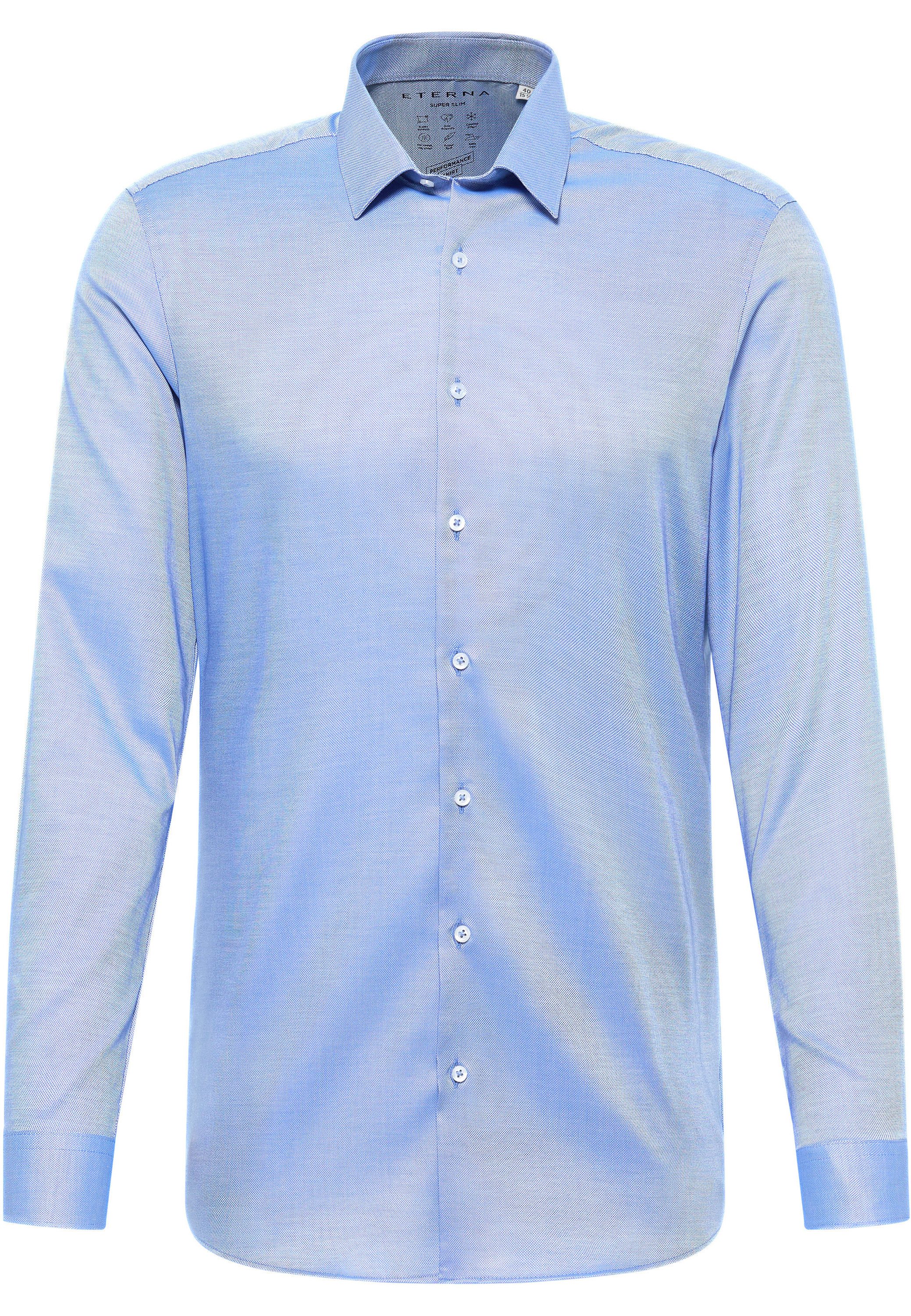 Eterna Overhemd met lange mouwen SUPER SLIM EASY IRON (gemakkelijk te strijken)