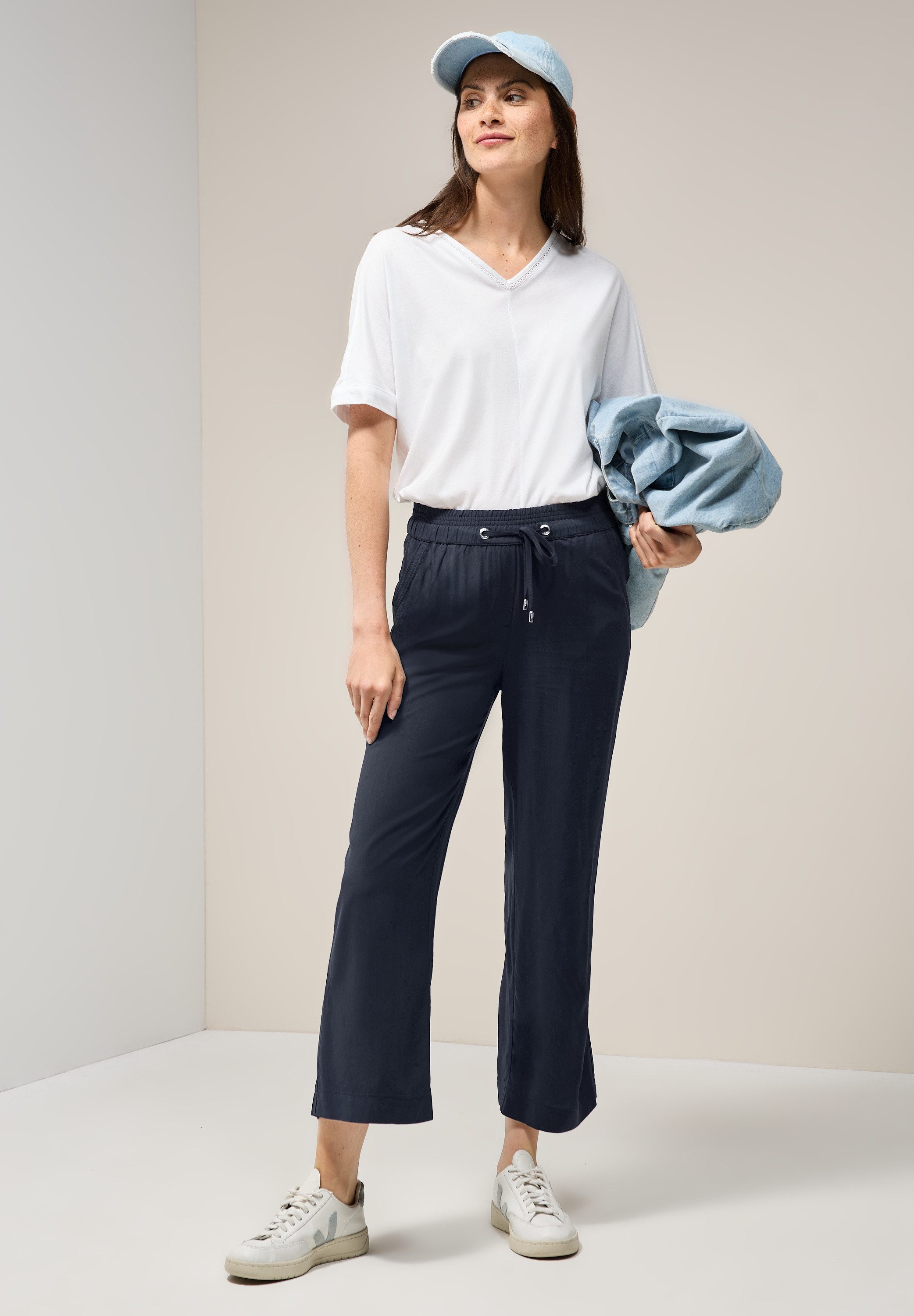 Cecil Stoffen broek Style Neele