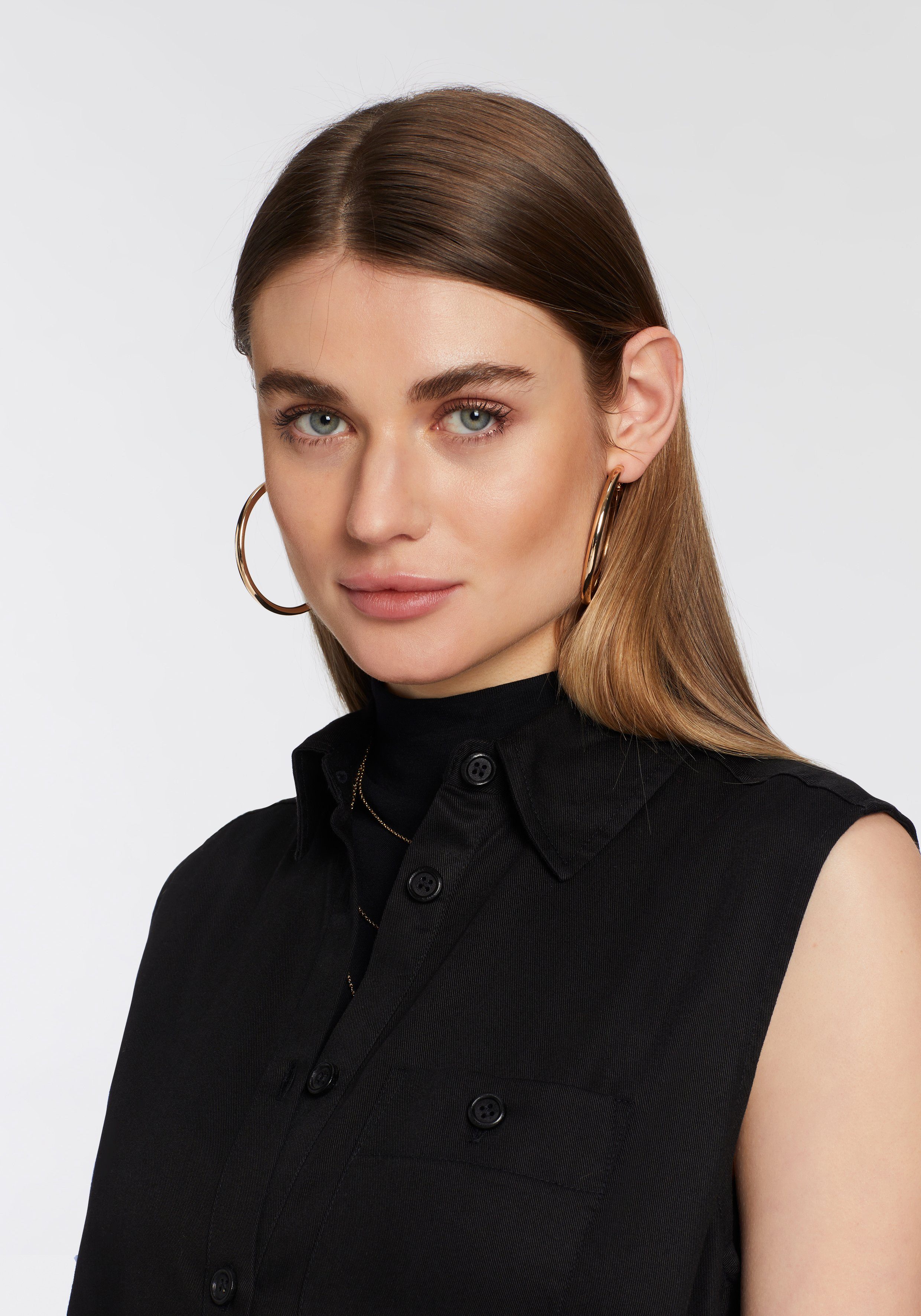 OTTO products Blousejurk Circular Collection midi-lengte mouwloos van lyocell (tencel™) met bindceintuur
