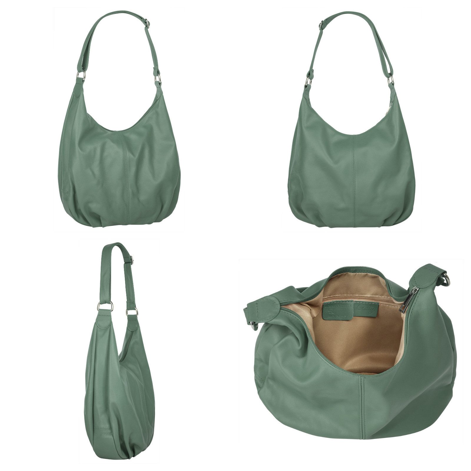 Cluty Shopper echt leer, made in italy
