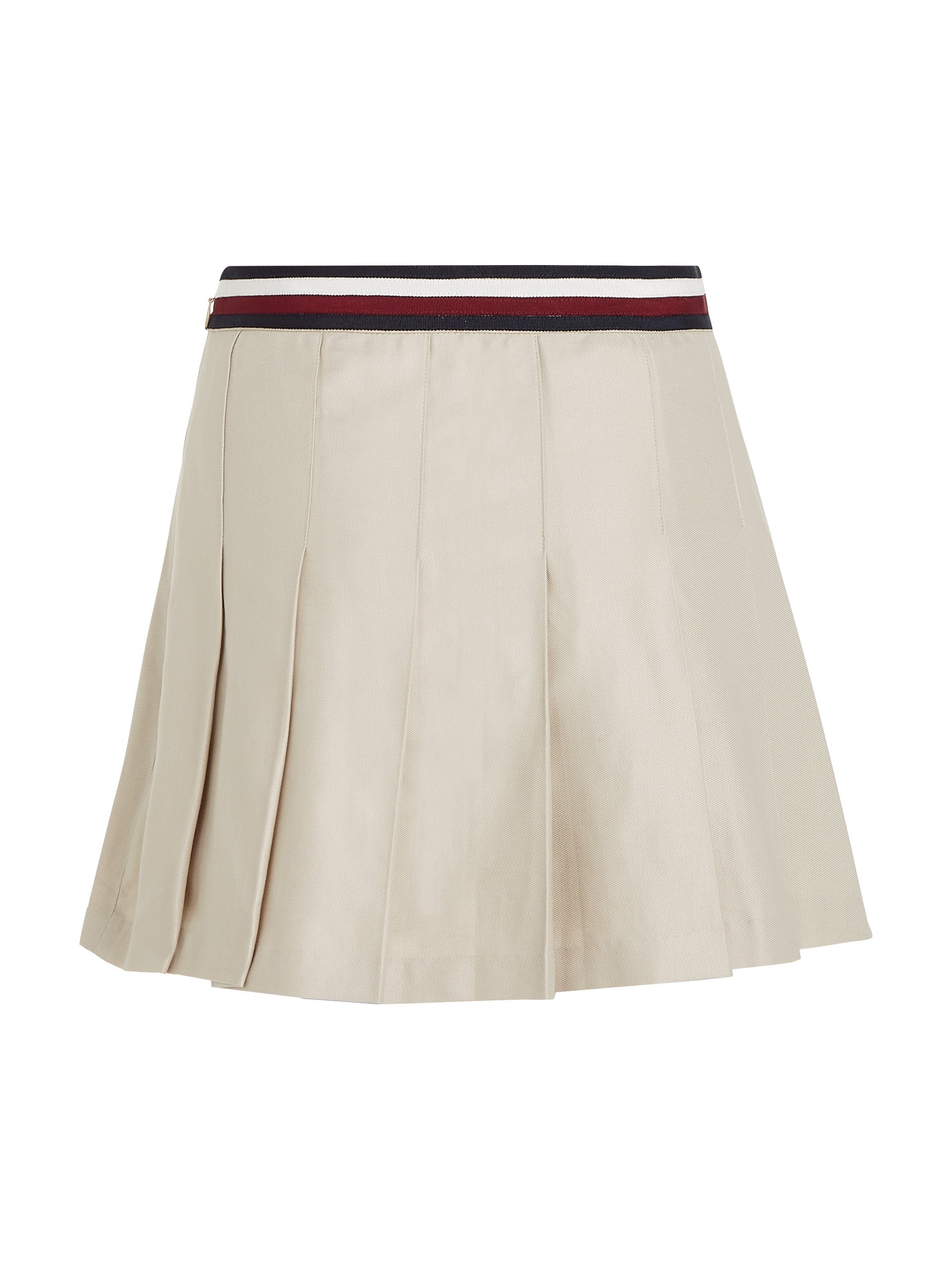 Tommy Hilfiger Minirok GLOBAL STP PLEATED SHORT SKIRT