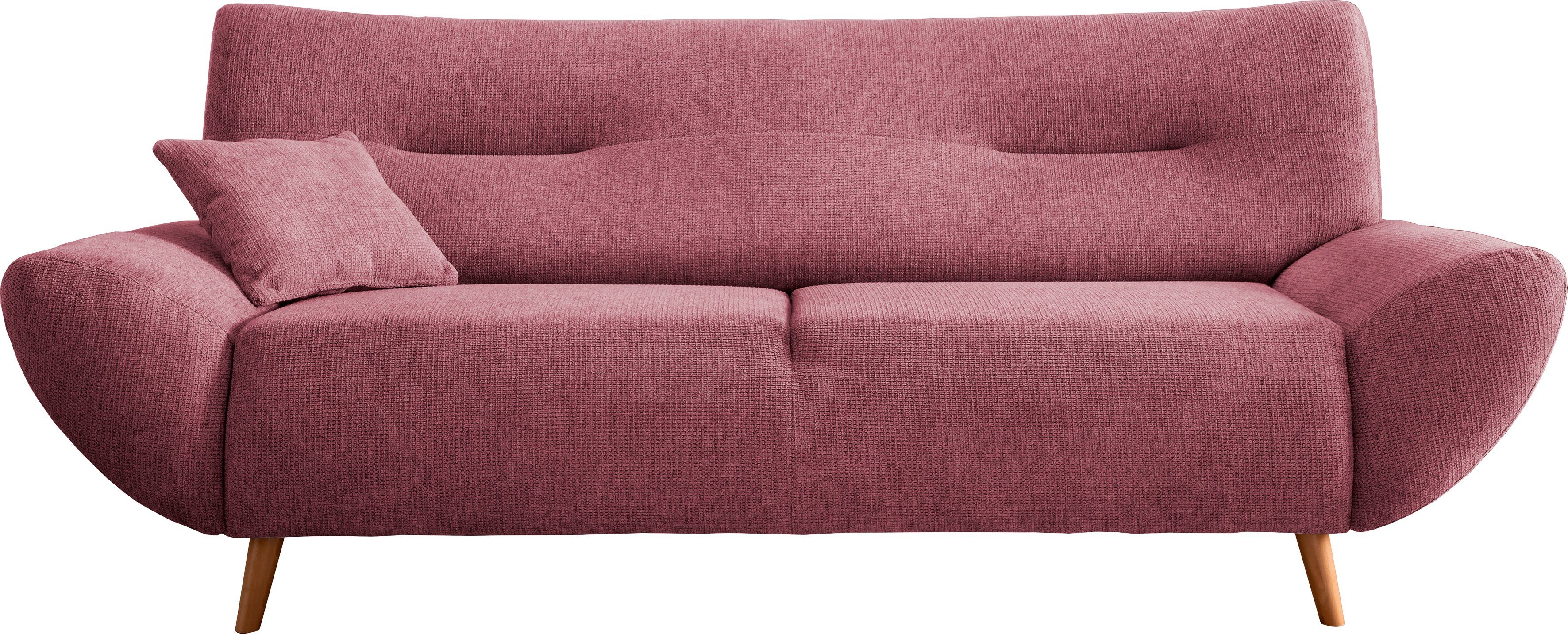 INOSIGN Zithoek Drago, modern en tijdloos, actuele vormtaal, comfortabel leverbaar als fauteuil/hoekbank, diverse stoffen, incl. 2 sierkussens (set, 2-delig)