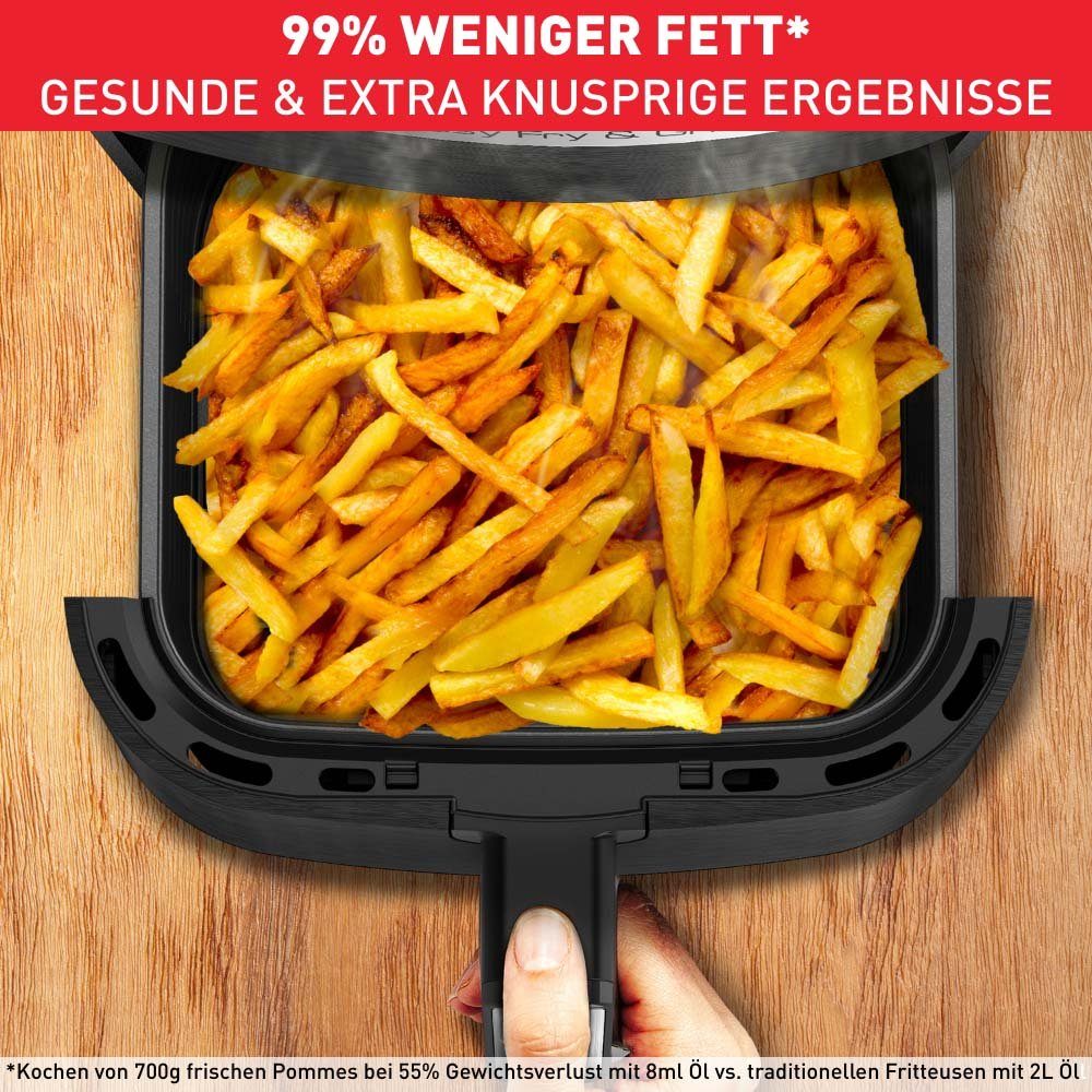 Tefal Airfryer Easy Fry & Grill Precision Heteluchtfriteuse & grill, display, 4,2 L, 8 programma's, EY5058