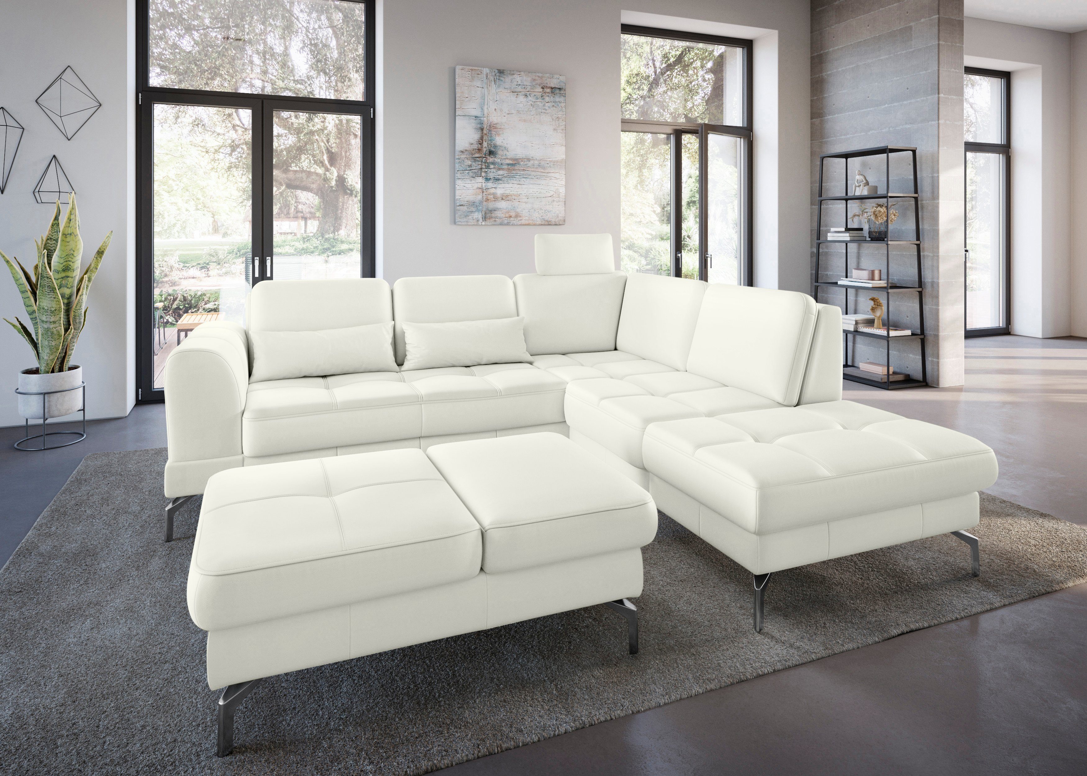 sit&more Hocker Bendigo met inklapfunctie, bodemvrijheid 15 cm, naar keuze in 2 pootkleuren