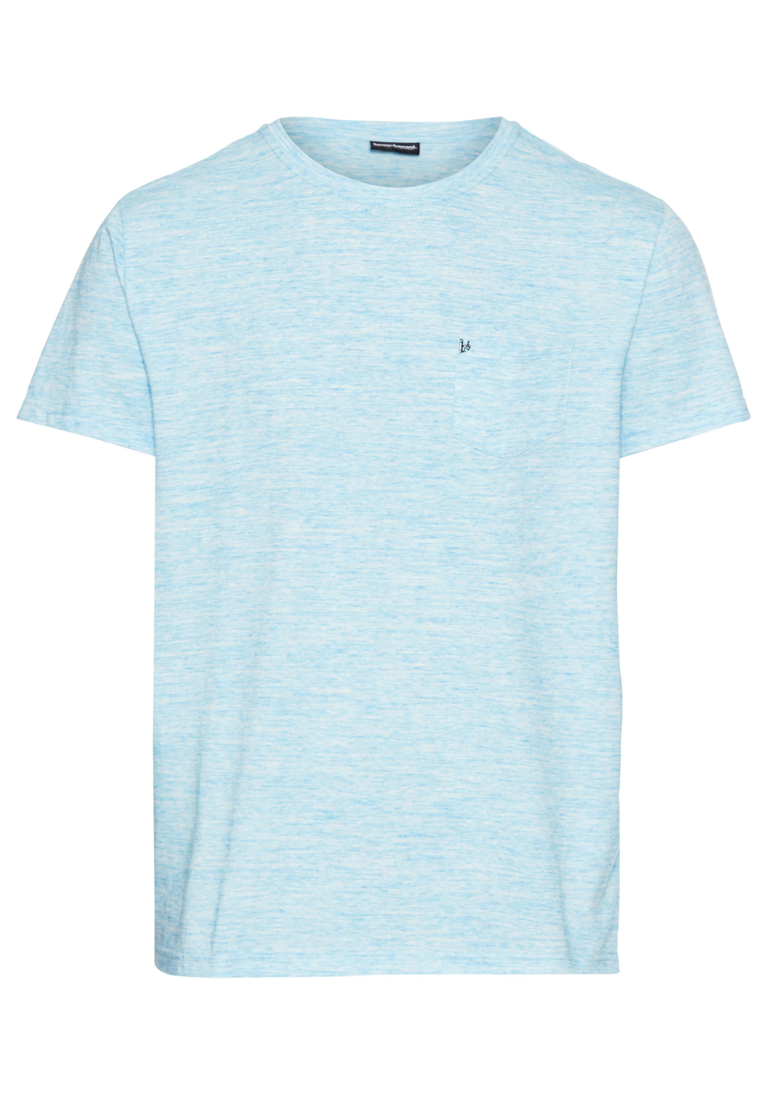 Bruno Banani T-shirt Korte mouwen, slim fit, effen, ronde hals