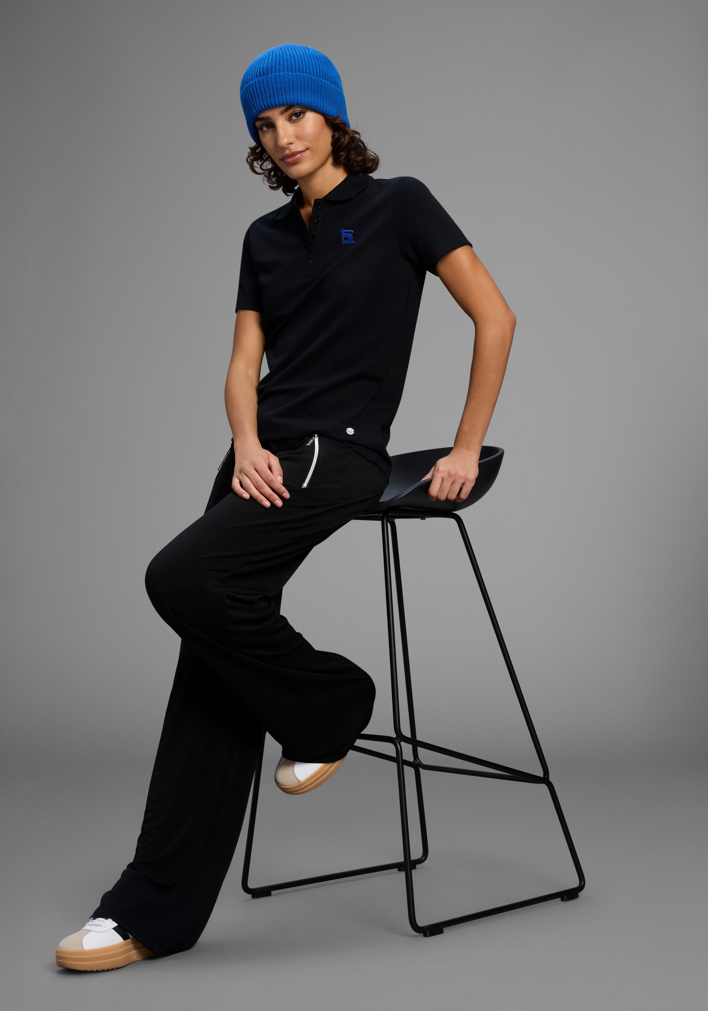H.I.S Poloshirt zeer figuurvolgende pasvorm, klassieke polokraag