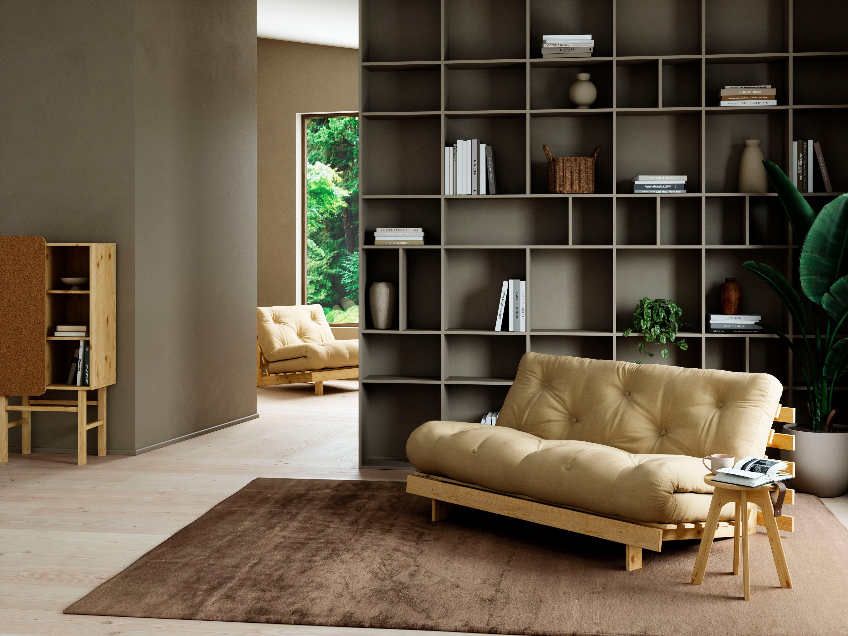 Karup Slaapbank Daybed Roots Slaapbank – ??Gastenbed & Bank van FSC®-Grenen Ligoppervlak 90/140/160 x200 cm, FSC® gecertificeerd grenenhout