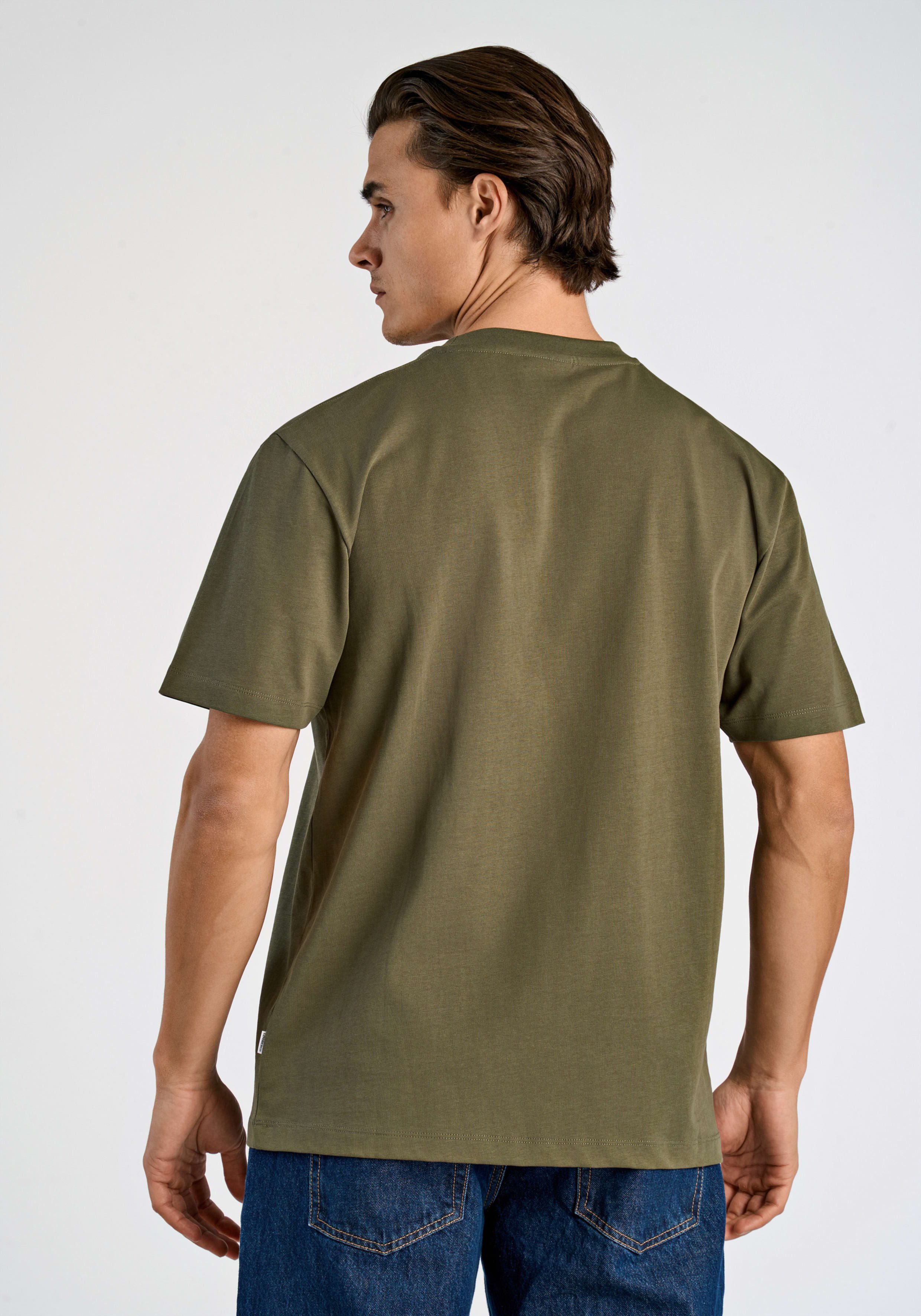 LINDBERGH T-shirt met borduursel op borsthoogte